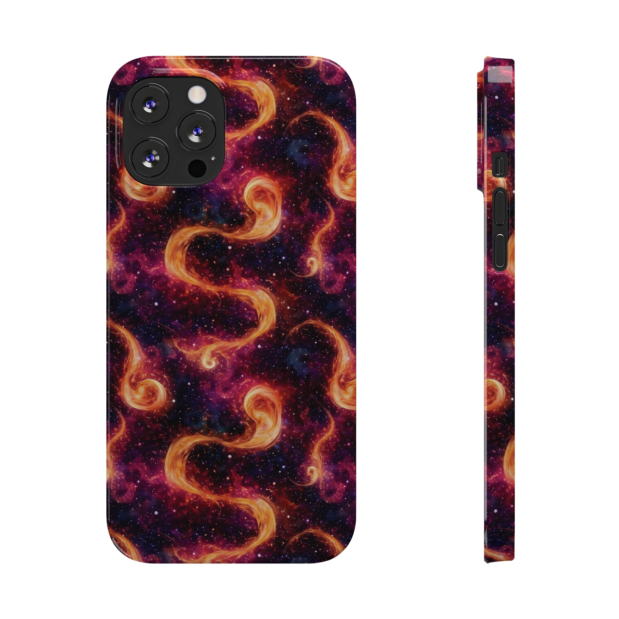 Slim Phone Cases (AOP) - Seamless Fantasy Galaxies 03