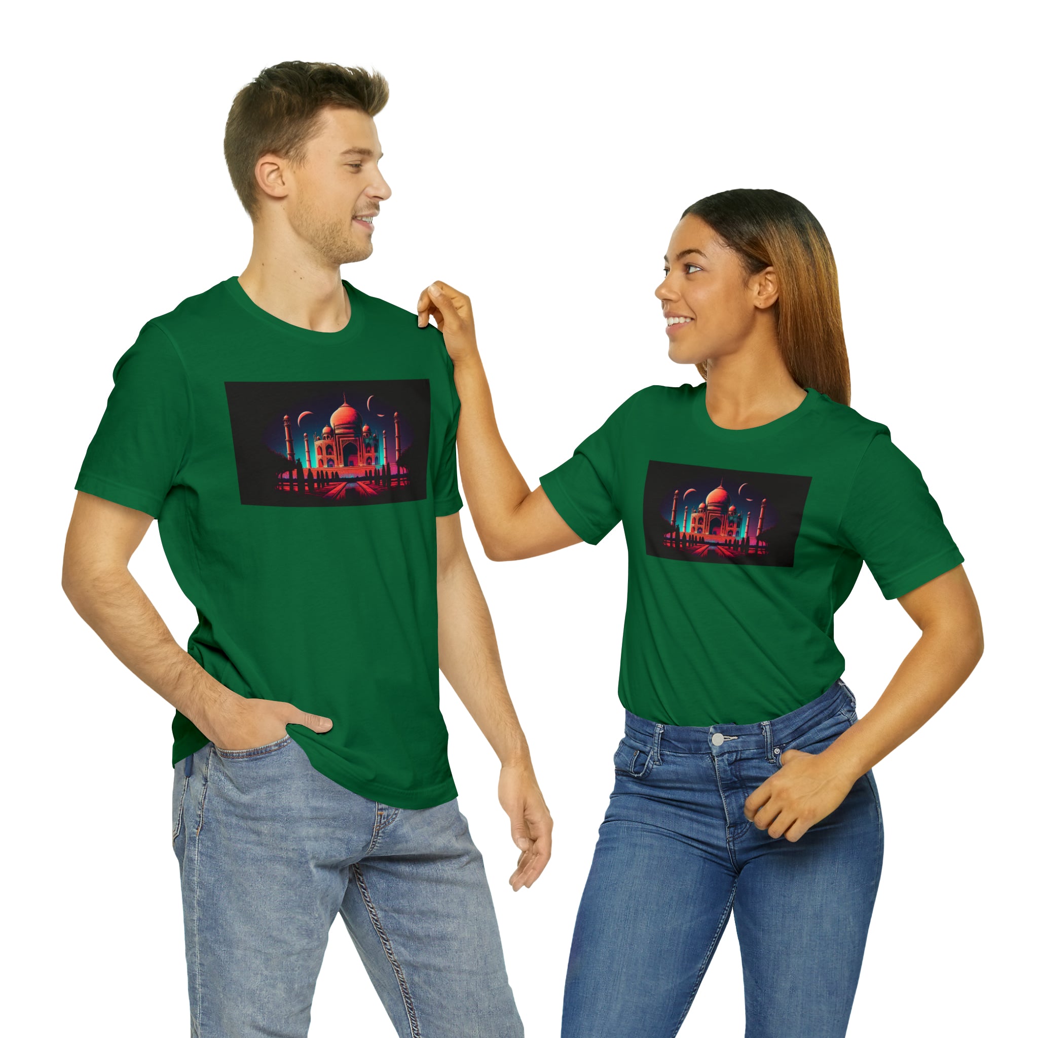 Unisex Jersey Short Sleeve Tee - Taj Mahal, Agra, India