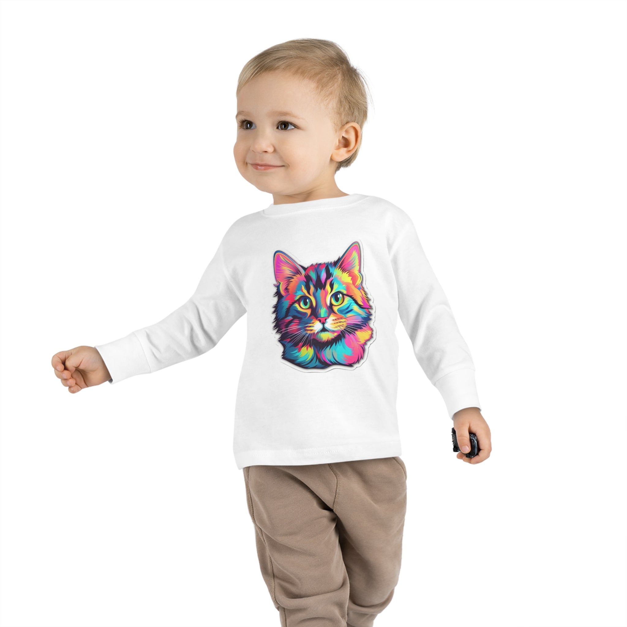 Toddler Long Sleeve Tee - Kittens 08