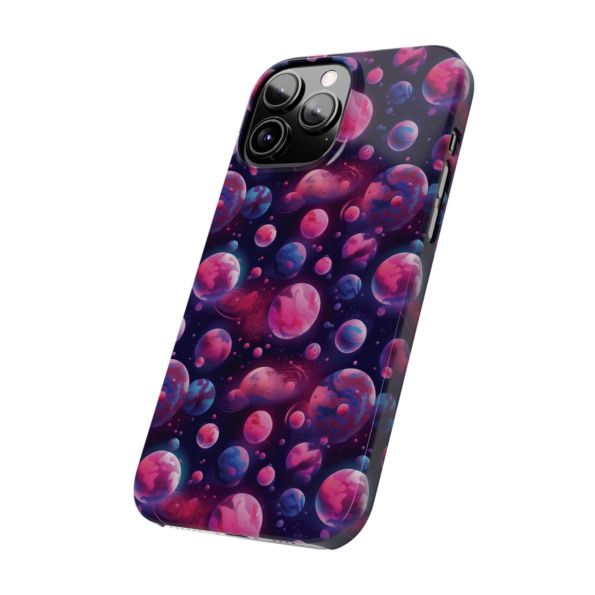 Slim Phone Cases (AOP) - Seamless Fantasy Galaxies 09