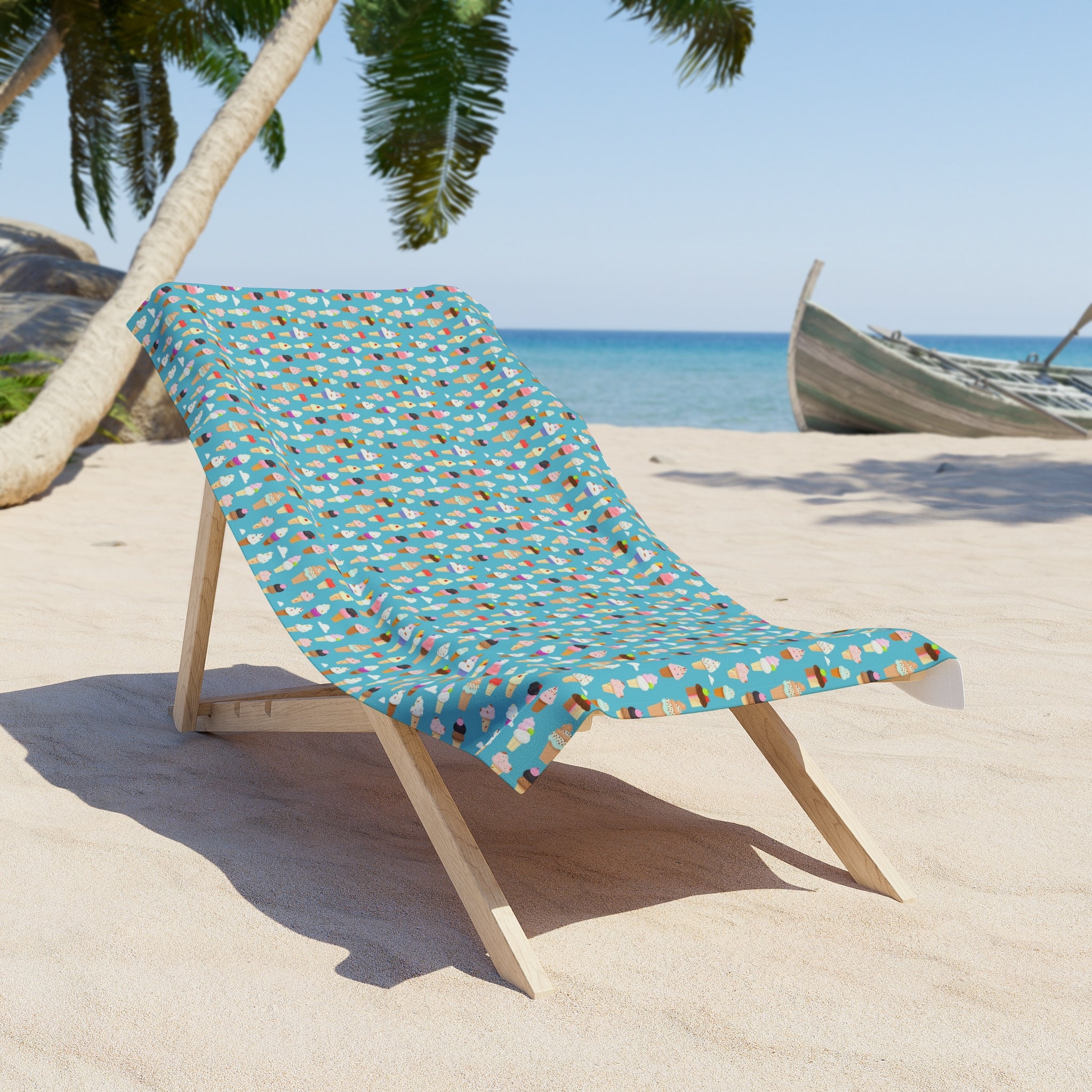 Beach Towel (AOP) - Seamless Summer Designs 10