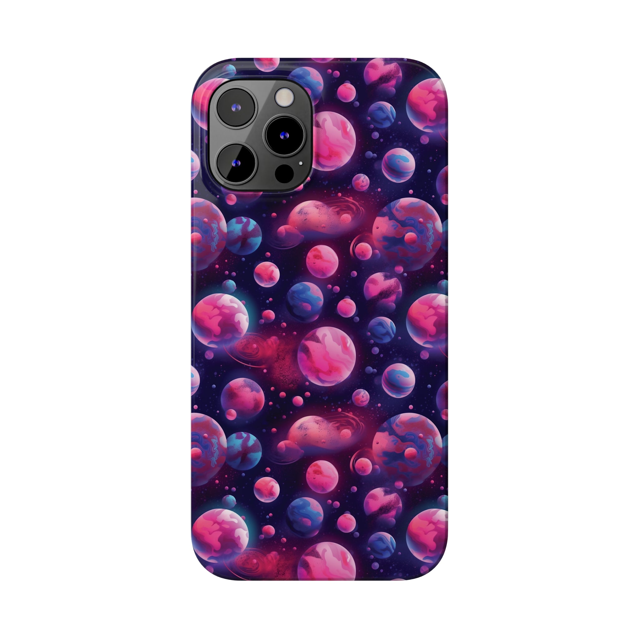 Slim Phone Cases (AOP) - Seamless Fantasy Galaxies 09