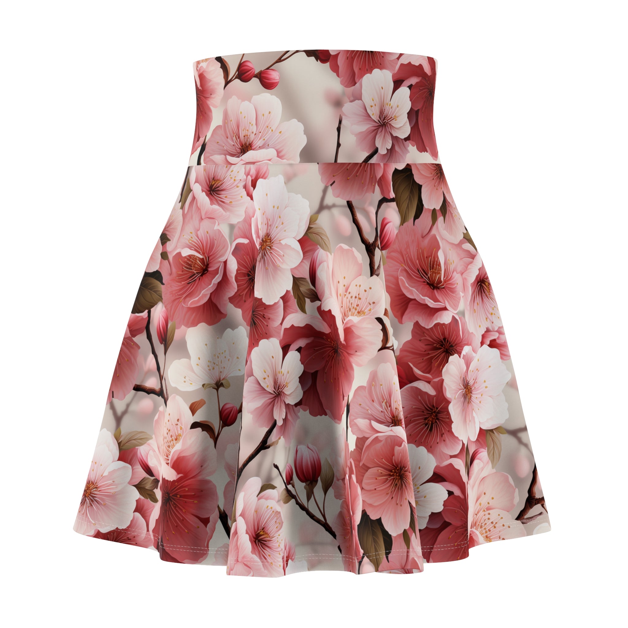 Women's Skater Skirt (AOP) - Seamless Watercolor Designs 08