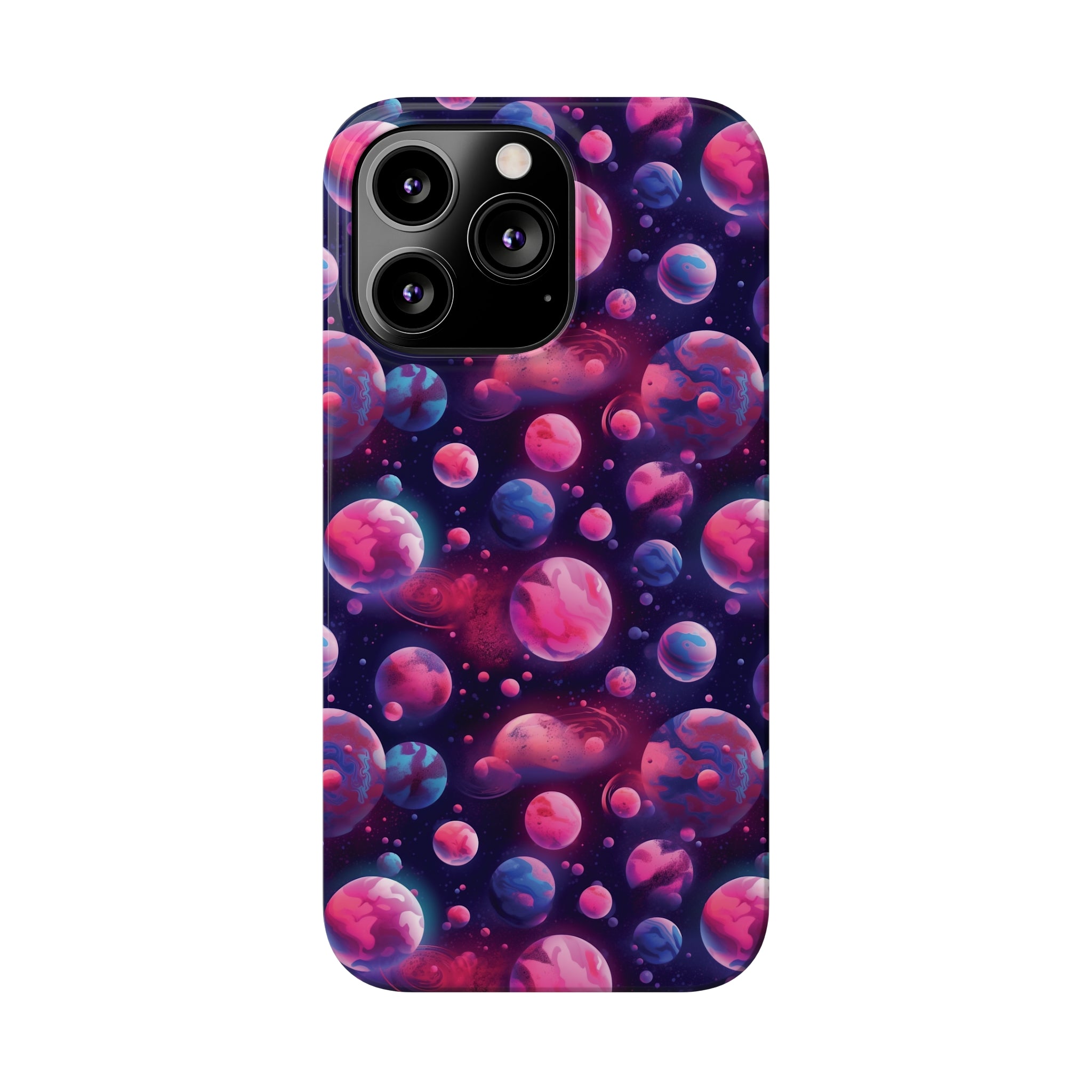 Slim Phone Cases (AOP) - Seamless Fantasy Galaxies 09