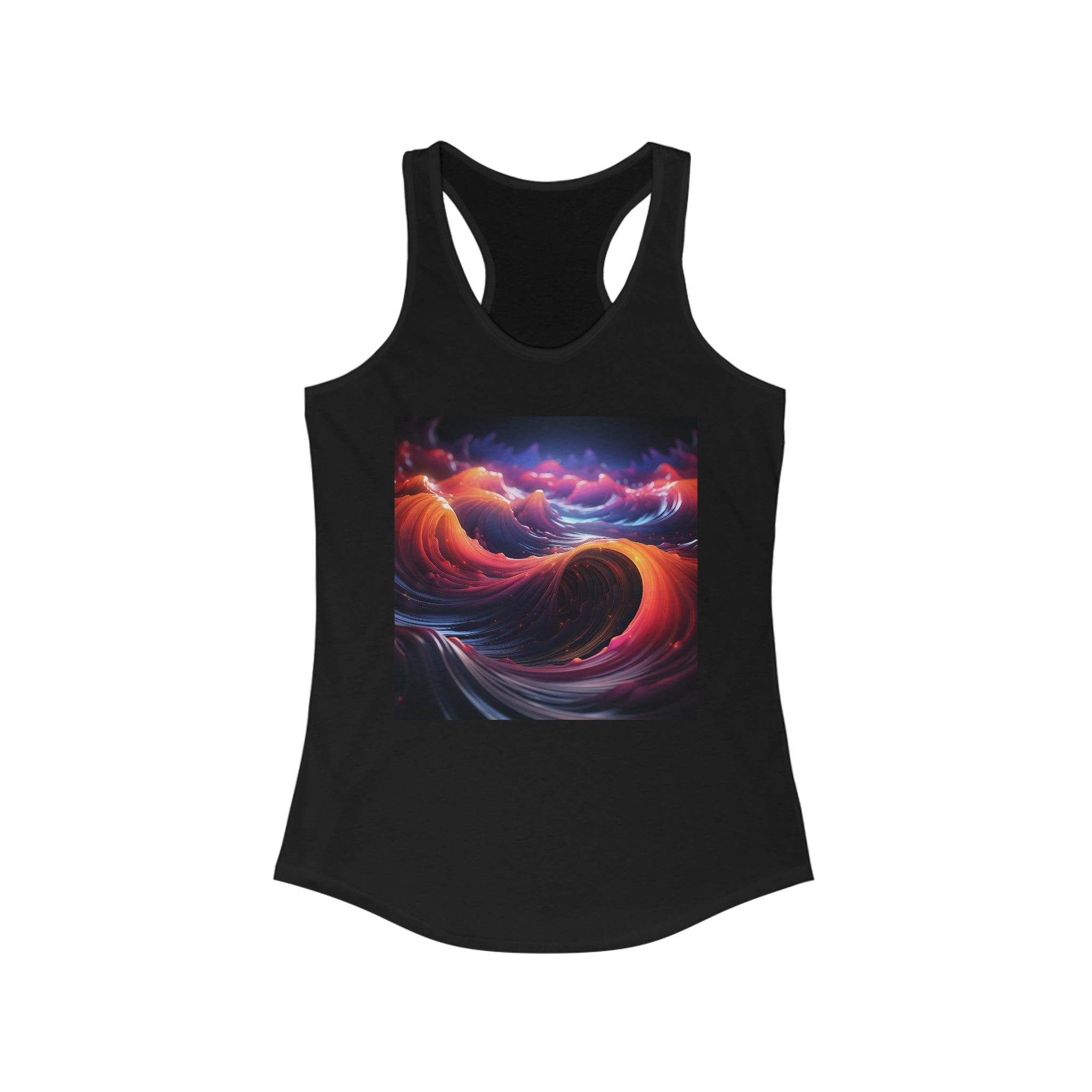 Women's Ideal Racerback Tank - Vector Art Design 40