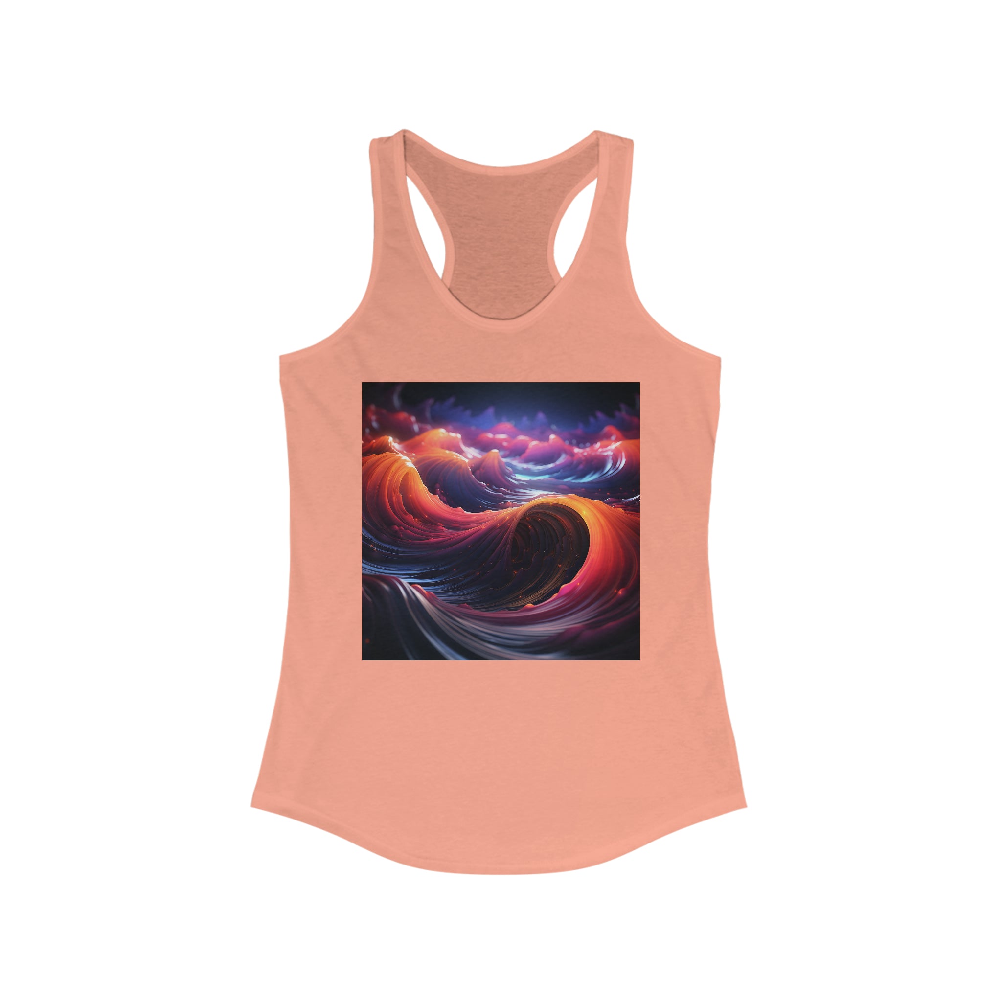 Women's Ideal Racerback Tank - Vector Art Design 40