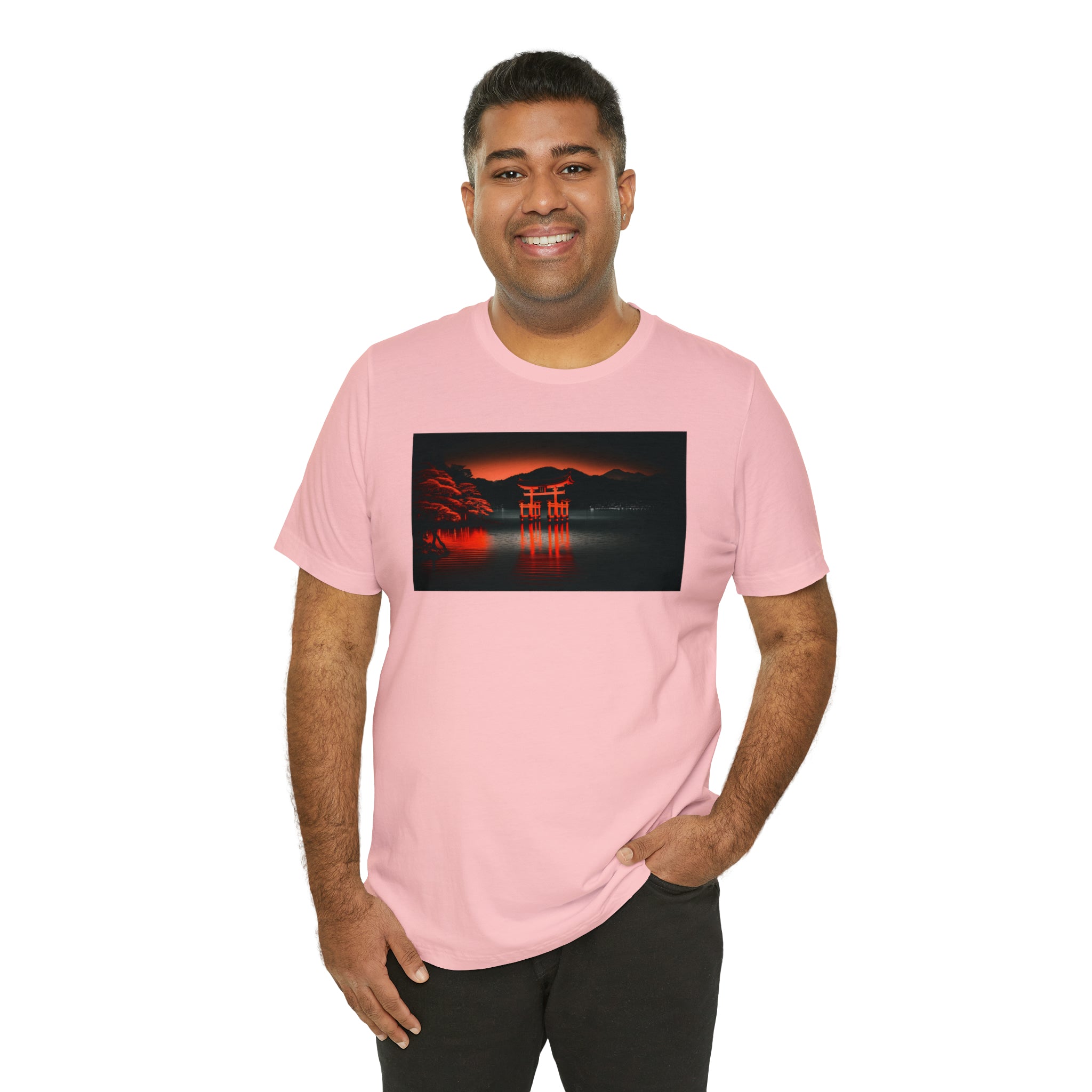 Unisex Jersey Short Sleeve Tee - Itsukushima Shrine, Japan