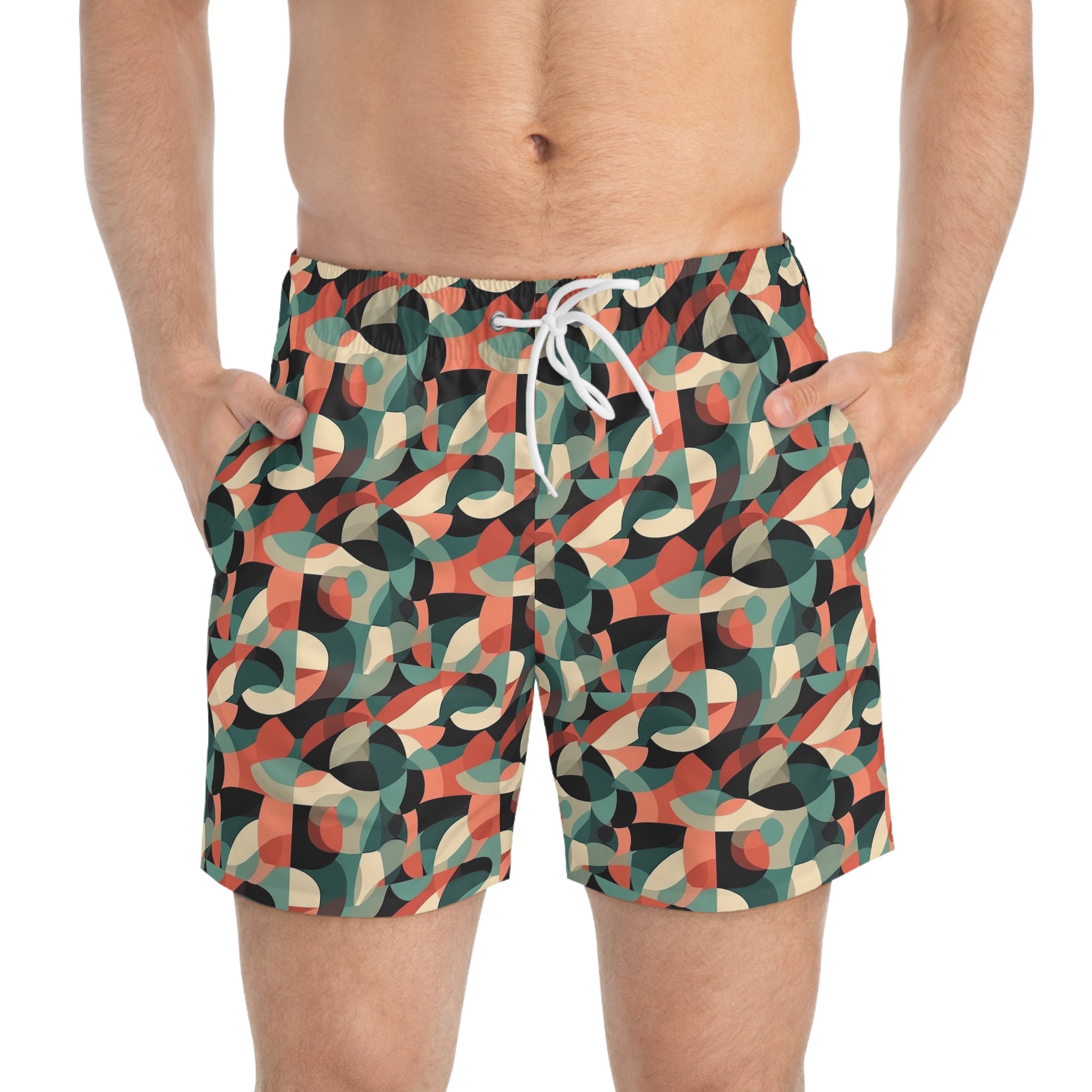 Swim Trunks (AOP) - Seamless Abstract Designs 04