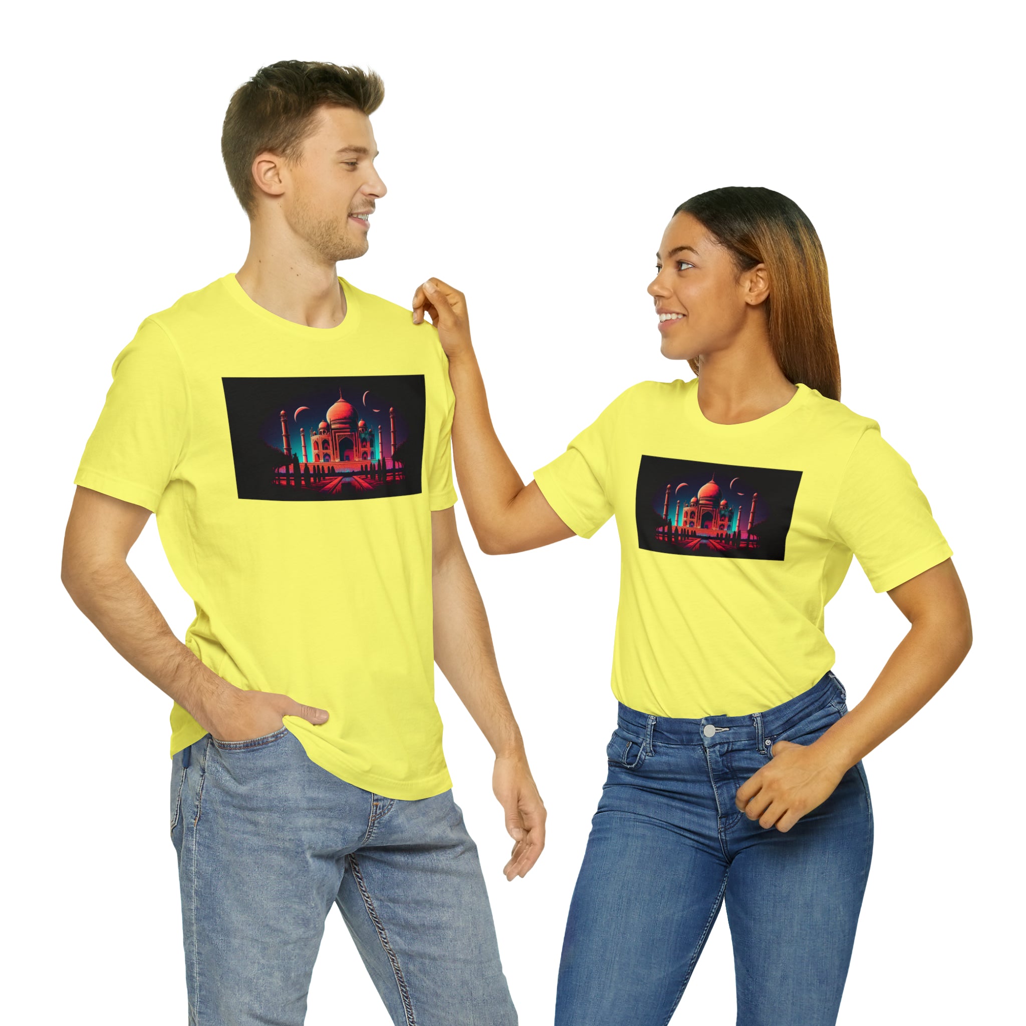 Unisex Jersey Short Sleeve Tee - Taj Mahal, Agra, India