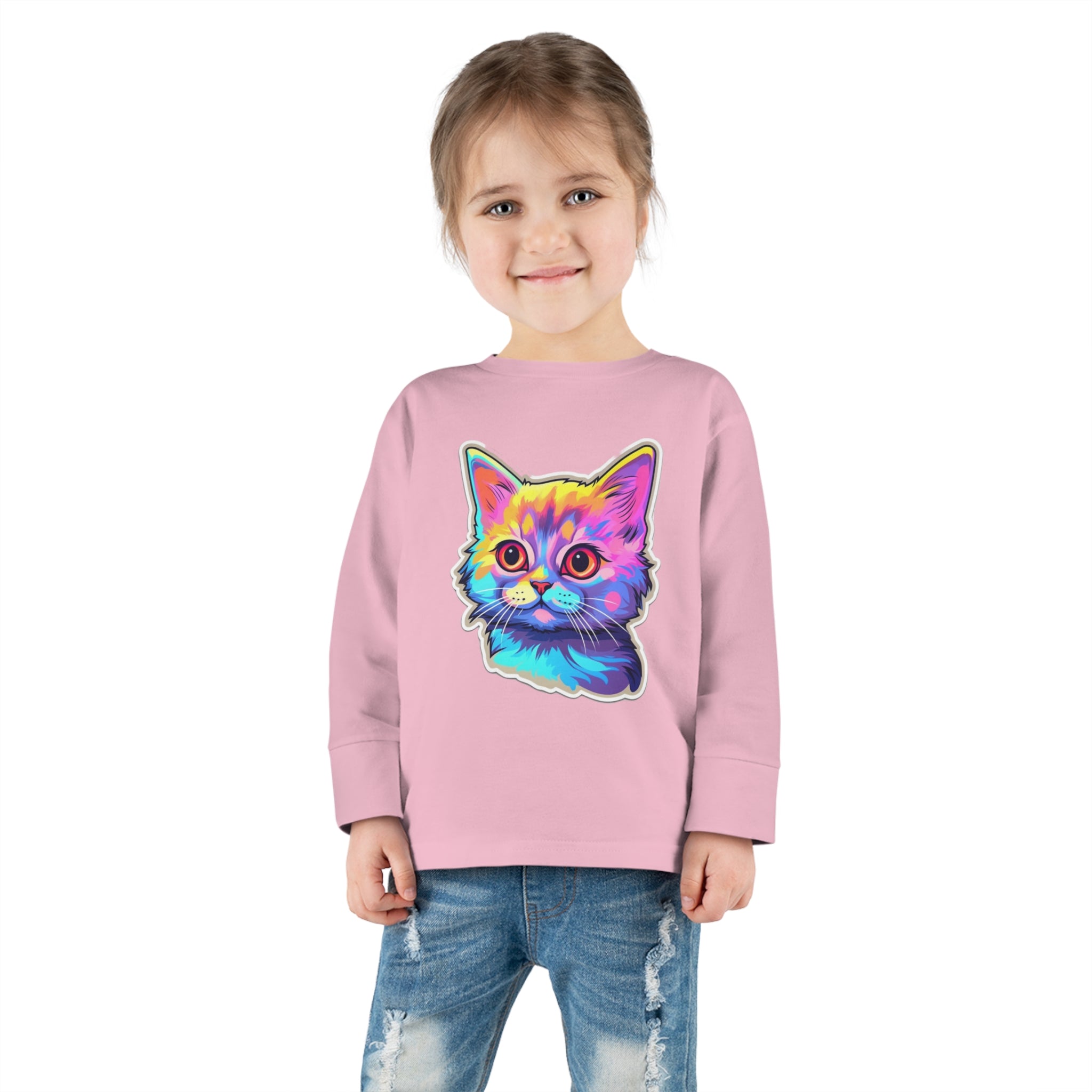 Toddler Long Sleeve Tee - Kittens 03