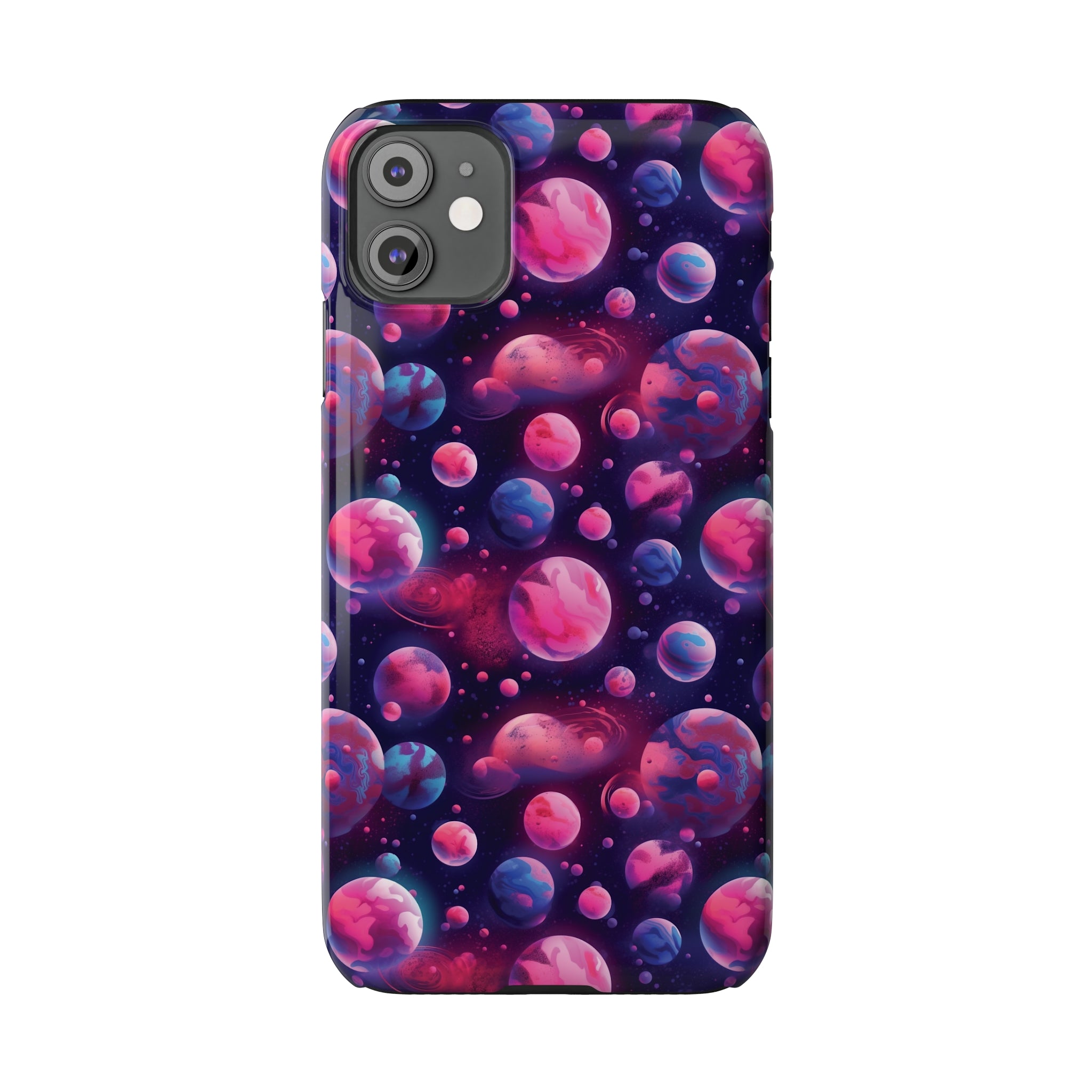 Slim Phone Cases (AOP) - Seamless Fantasy Galaxies 09