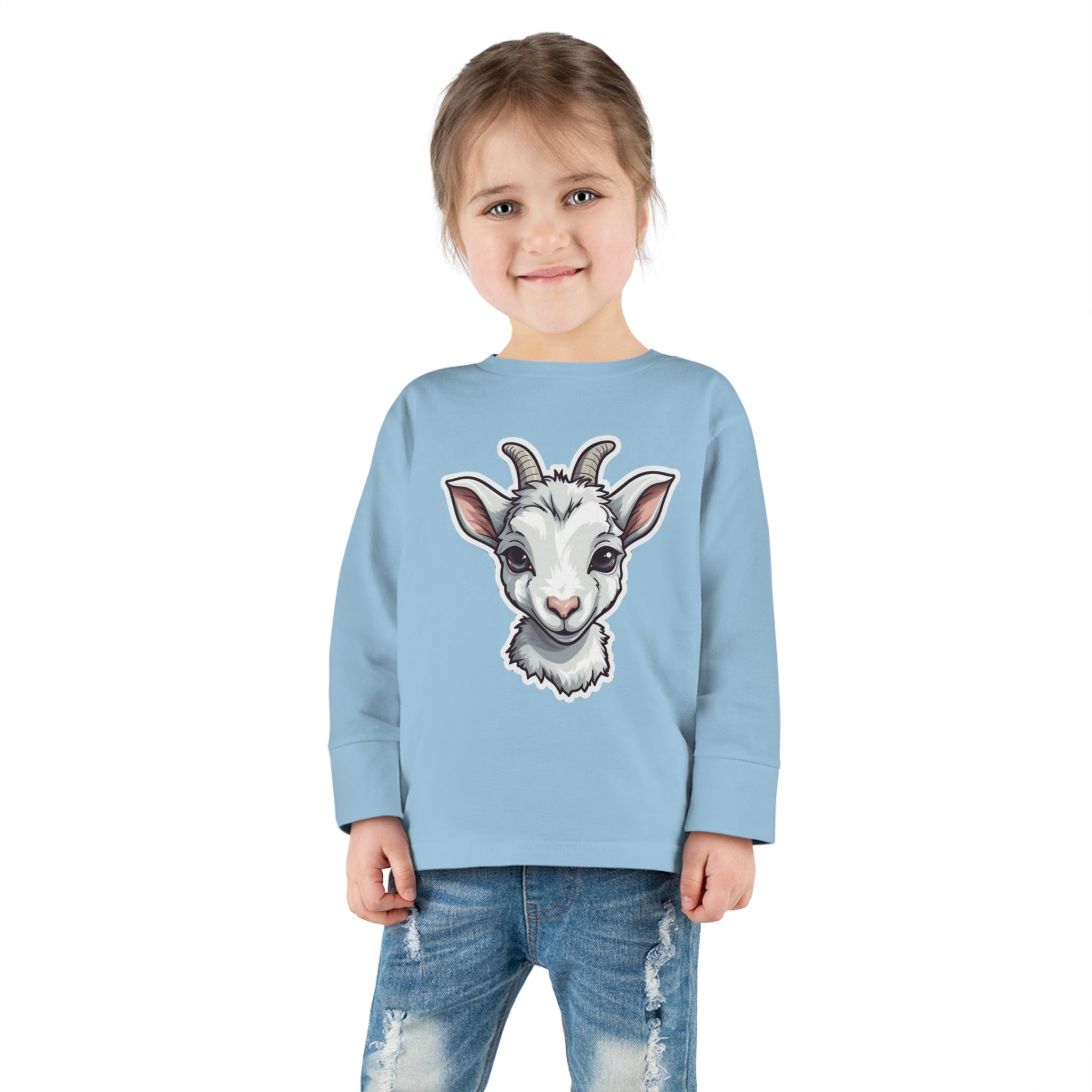 Toddler Long Sleeve Tee - Goat Kid