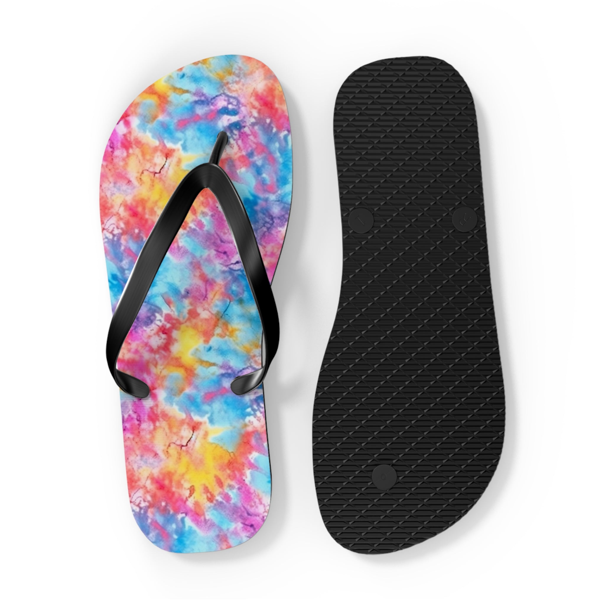 Flip Flops (AOP) - Tie Dye Designs 02