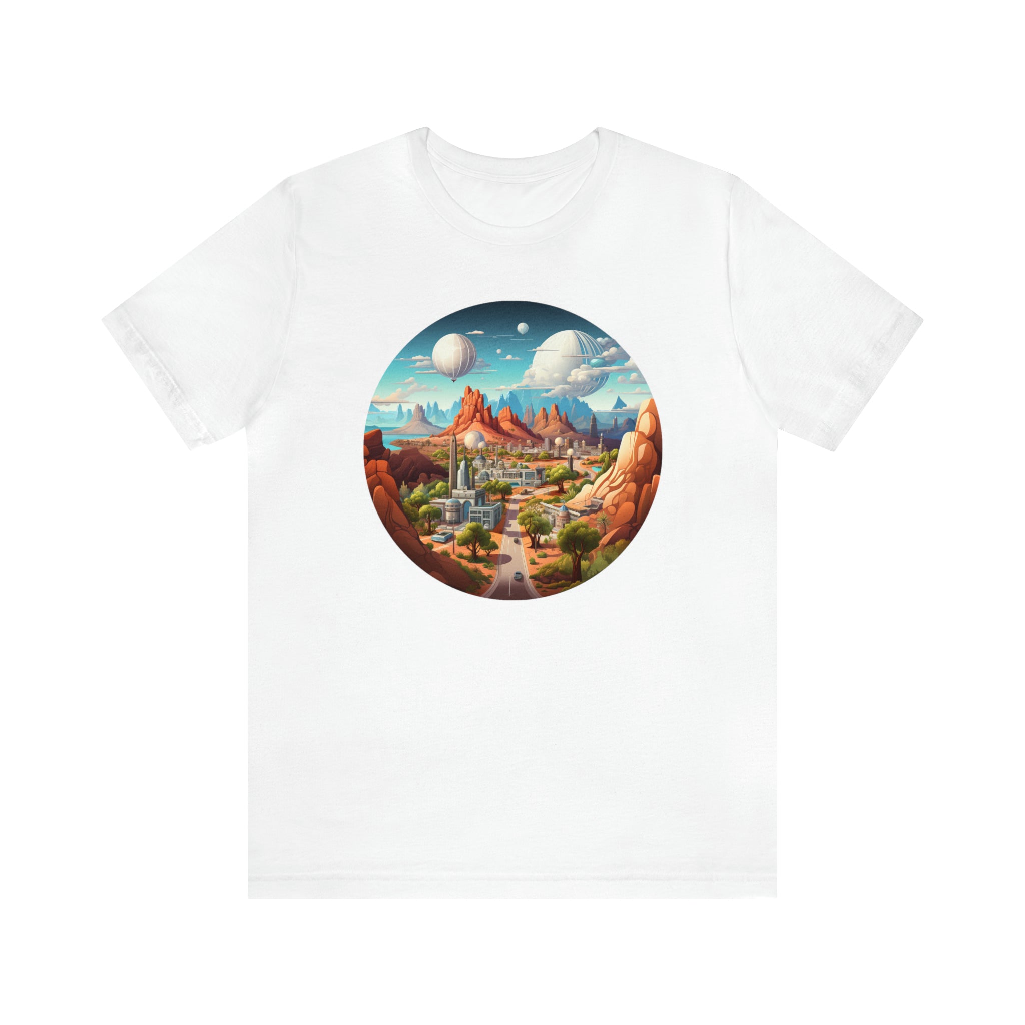 Unisex Jersey Short Sleeve Tee - Isometric Designs 08