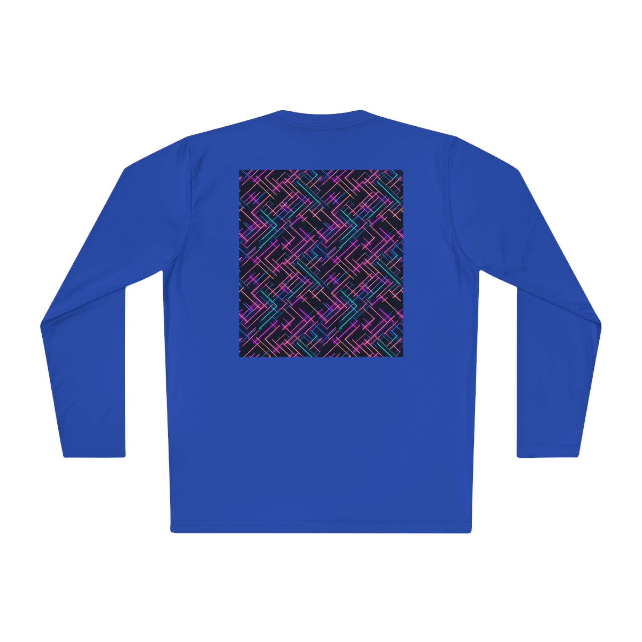 Unisex Lightweight Long Sleeve Tee (AOP) - Abstract Designs 05