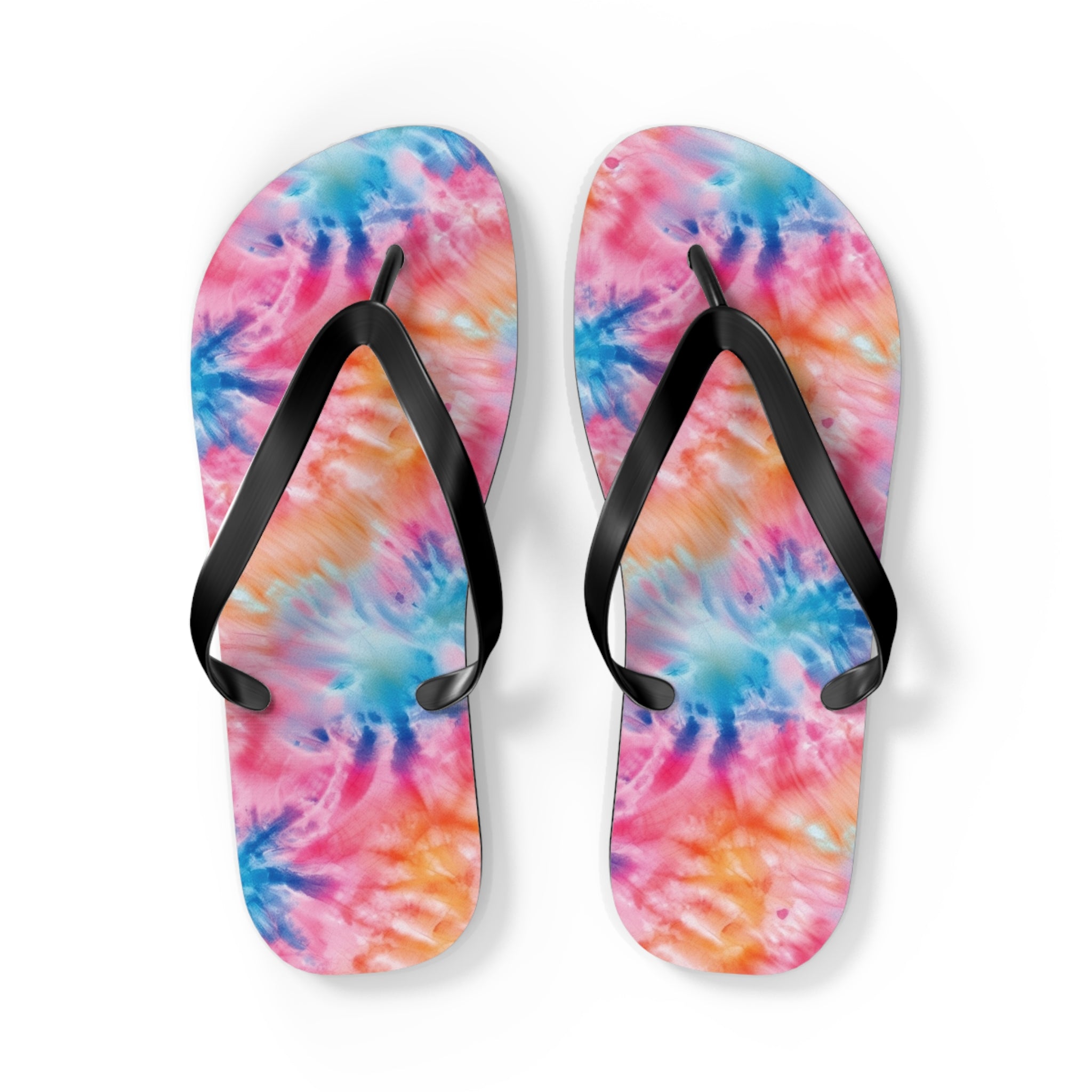 Flip Flops (AOP) - Tie Dye Designs 01