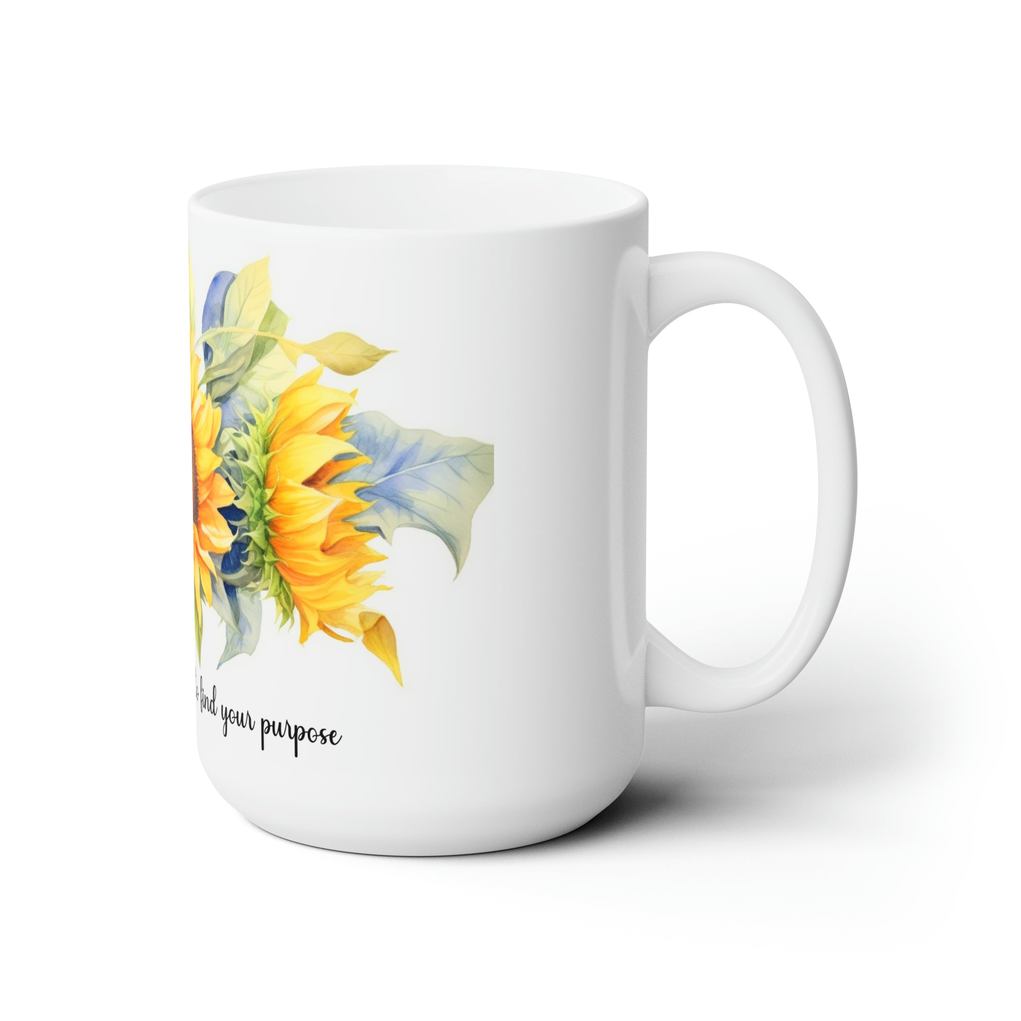 Ceramic Mug 15oz - Sunflower