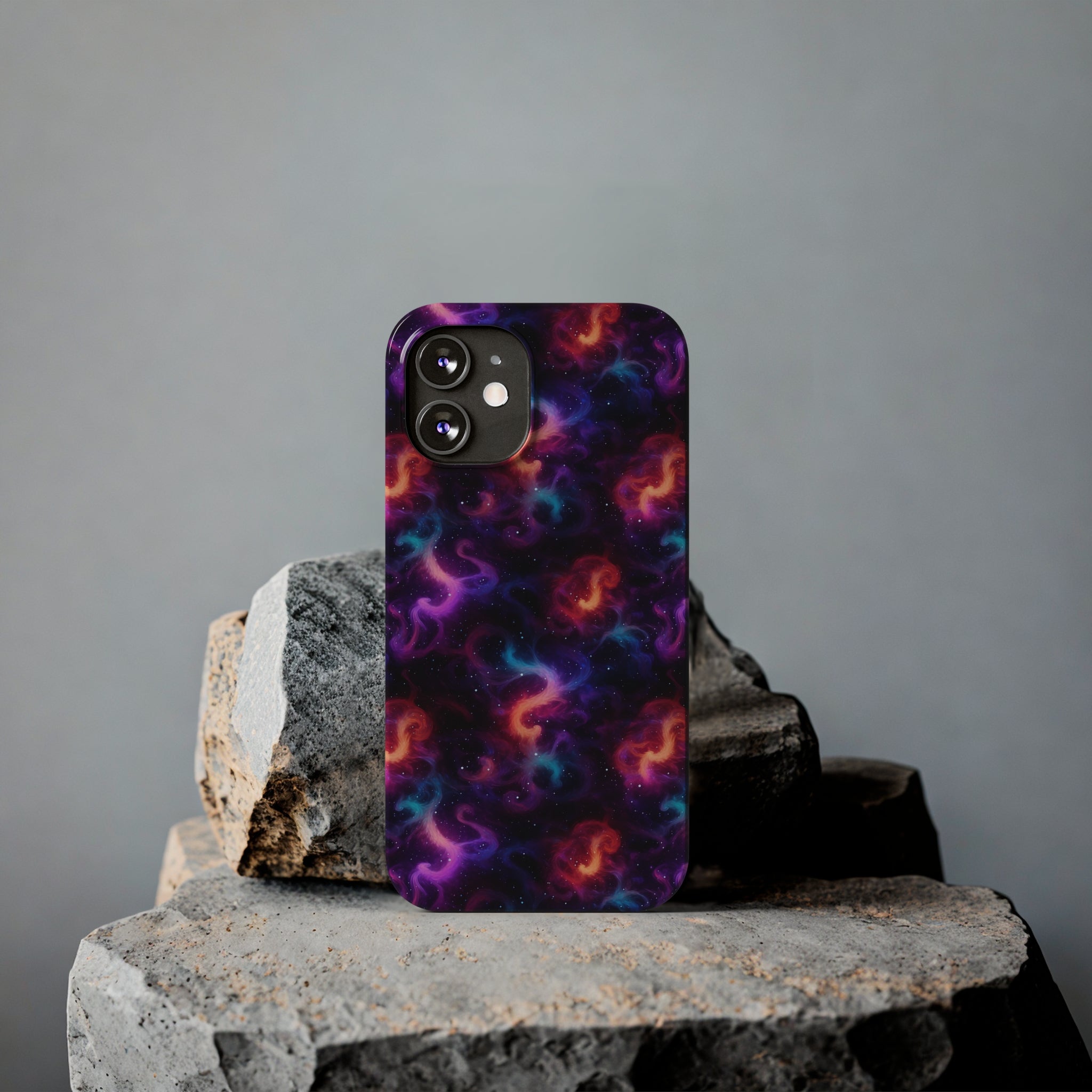 Slim Phone Cases (AOP) - Seamless Fantasy Galaxies 05