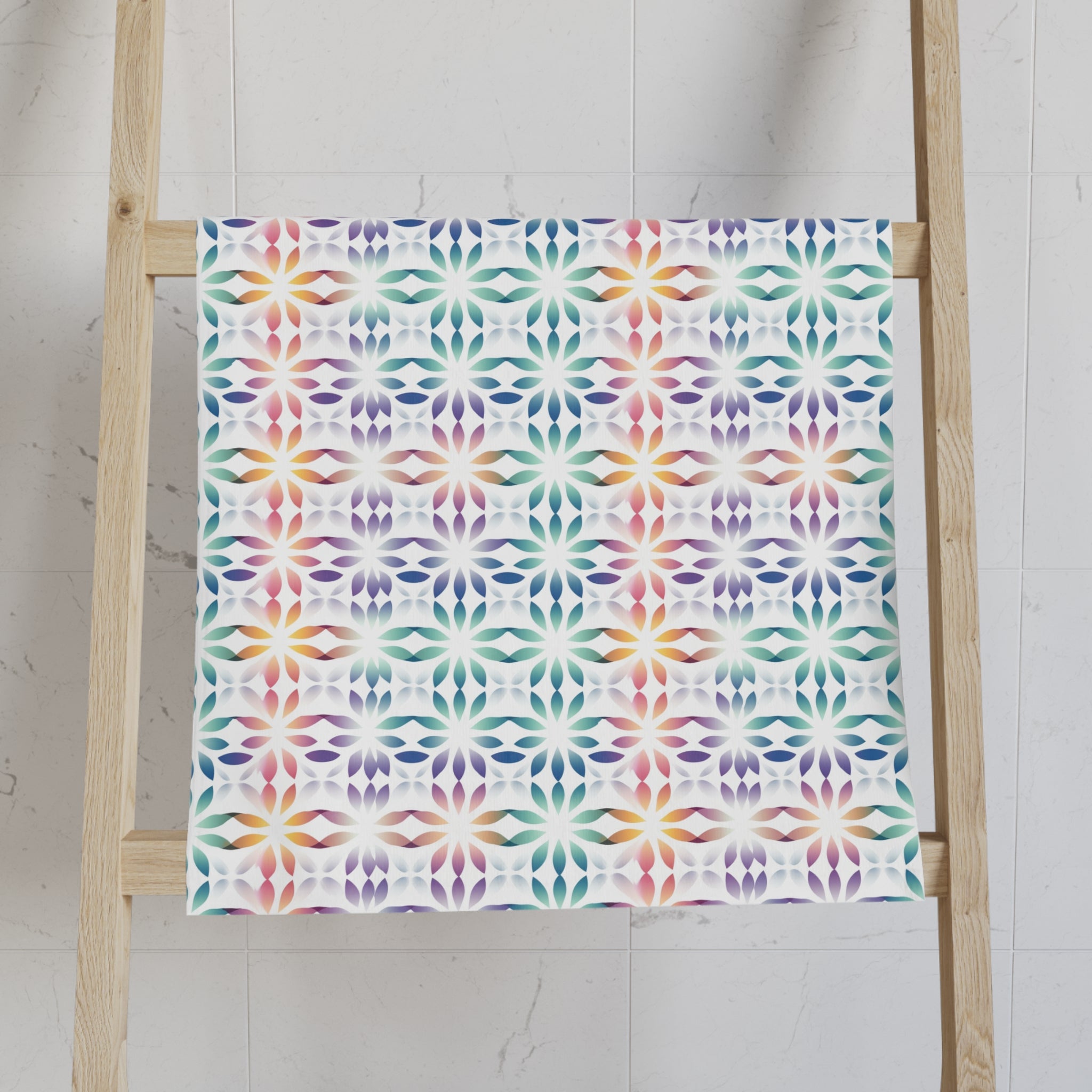 Hand Towel (AOP) - Seamless Minimalistic Pastel Designs 08