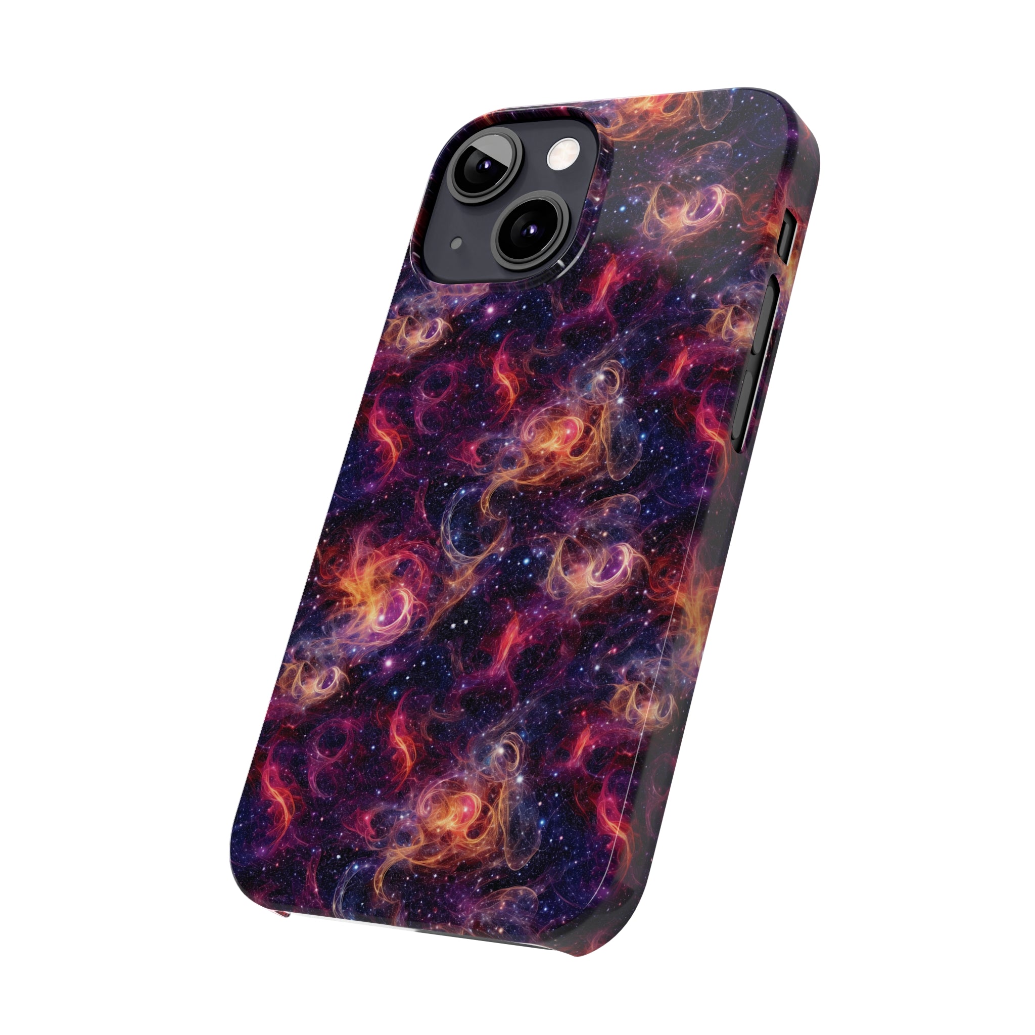 Slim Phone Cases (AOP) - Seamless Fantasy Galaxies 01