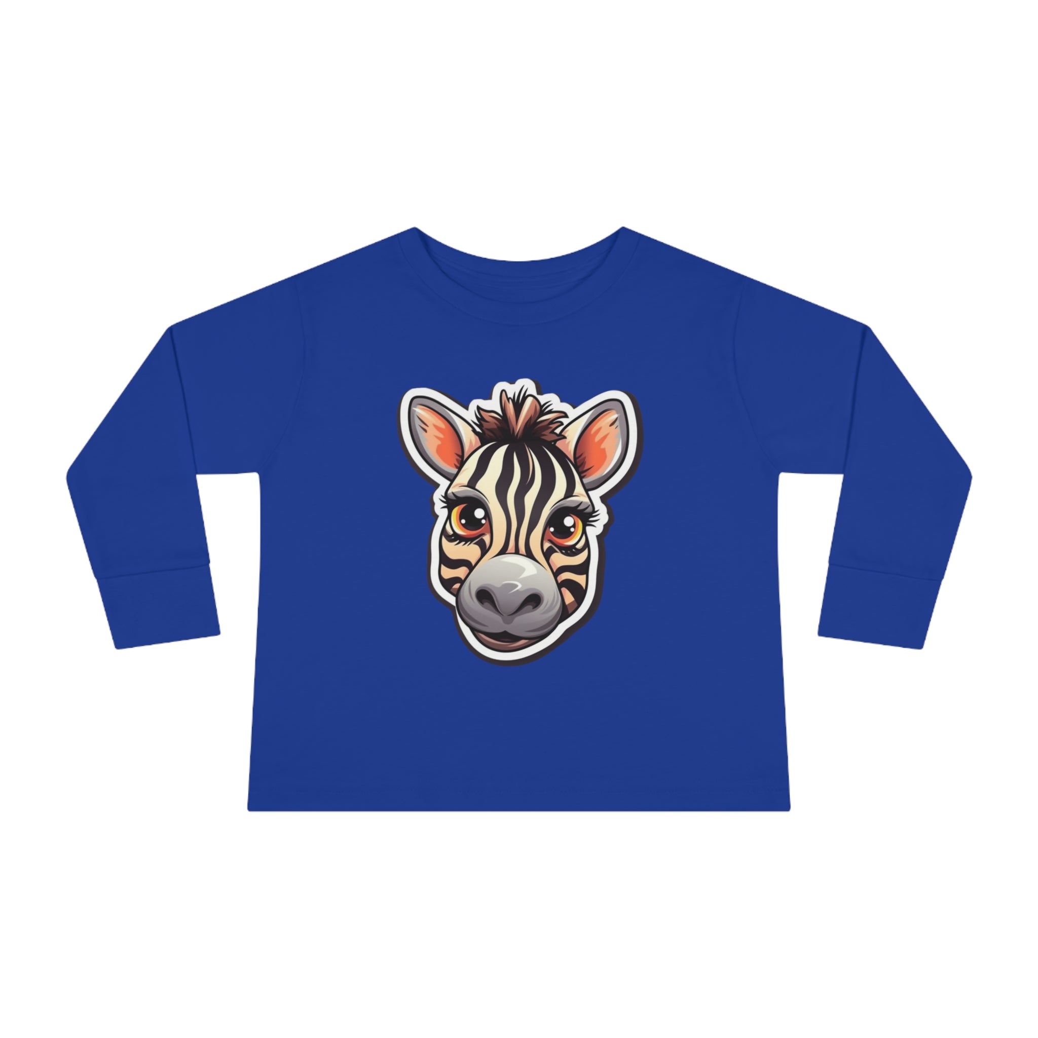 Toddler Long Sleeve Tee - Zebra Foal