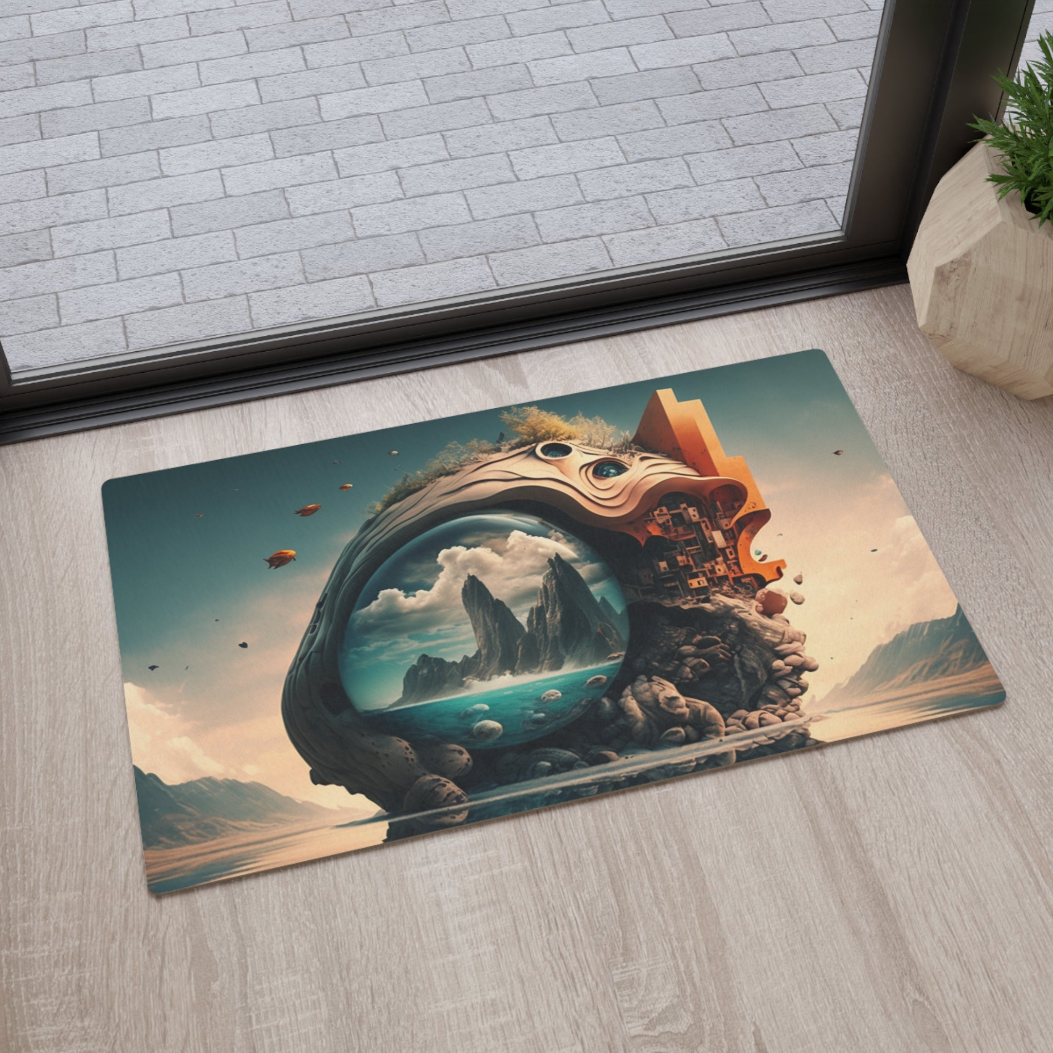 Floor Mat - Surrealist Digital Designs 04