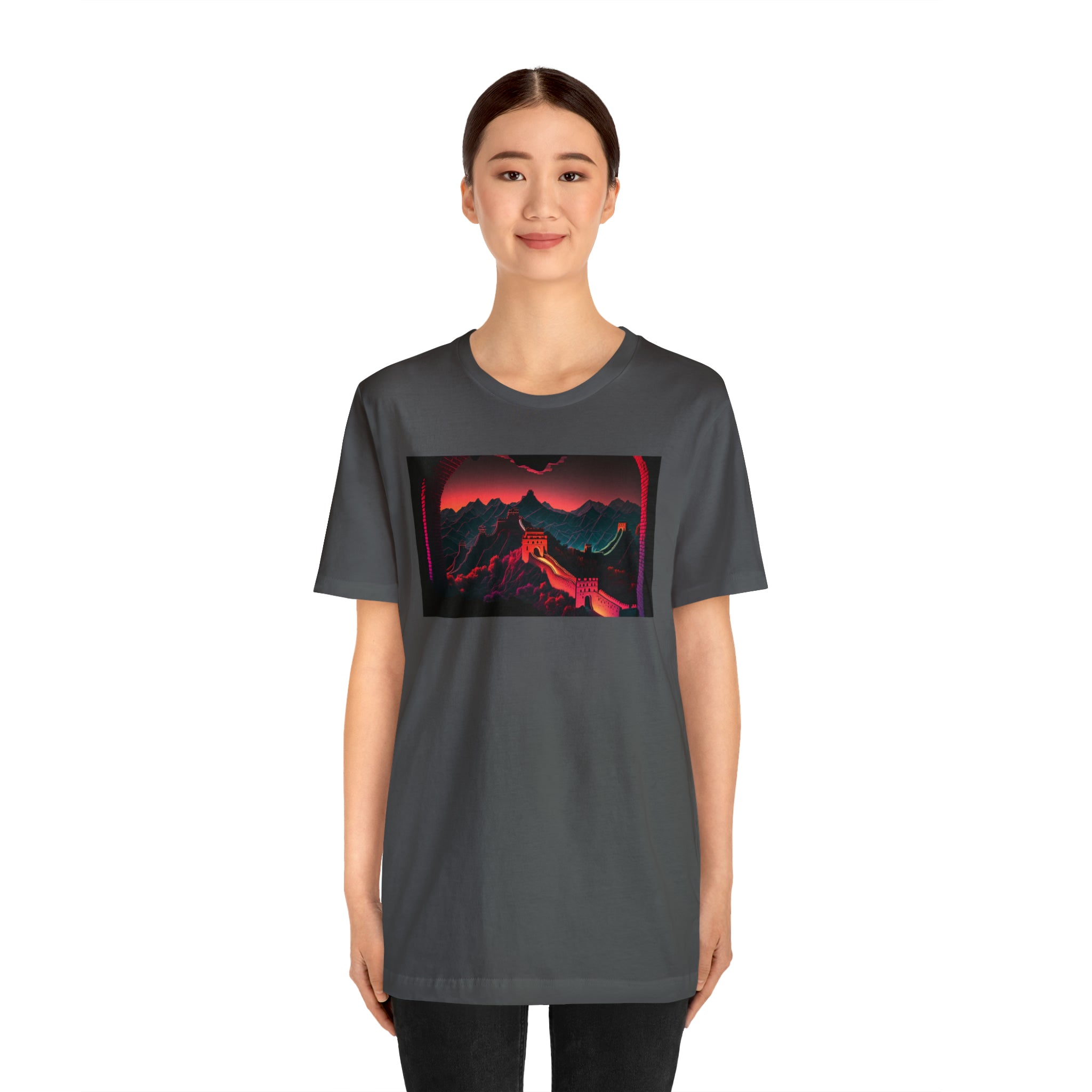 Unisex Jersey Short Sleeve Tee - Great Wall of China, China