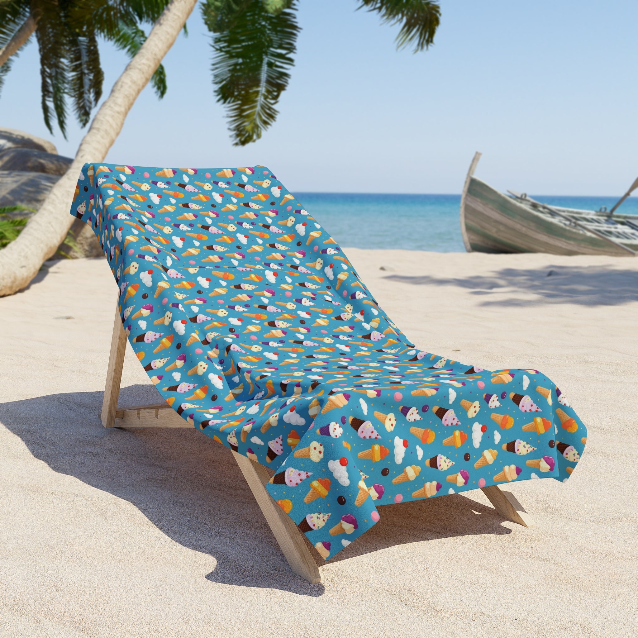 Beach Towel (AOP) - Seamless Summer Designs 07