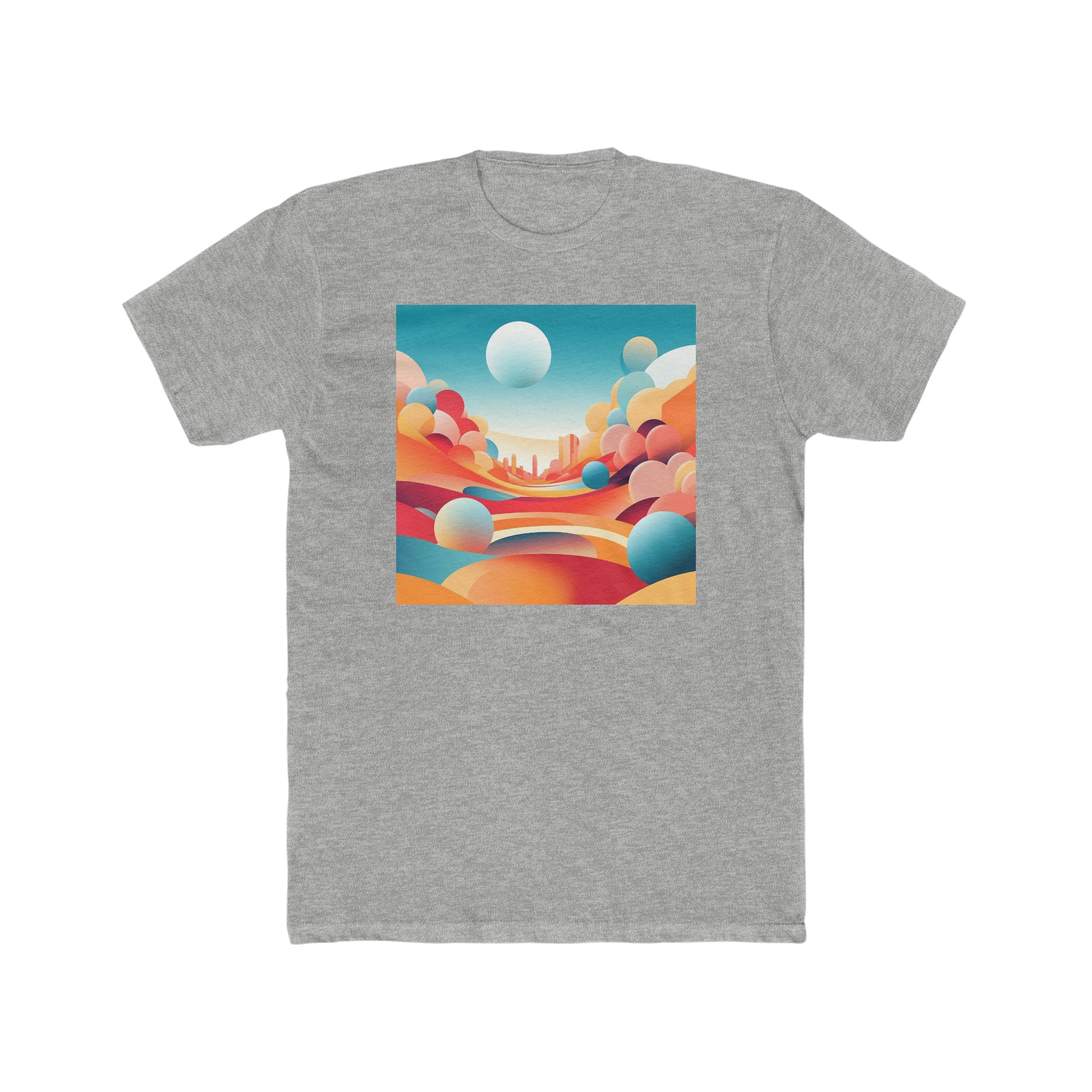 Men's Cotton Crew Tee - Vector Art Design 10