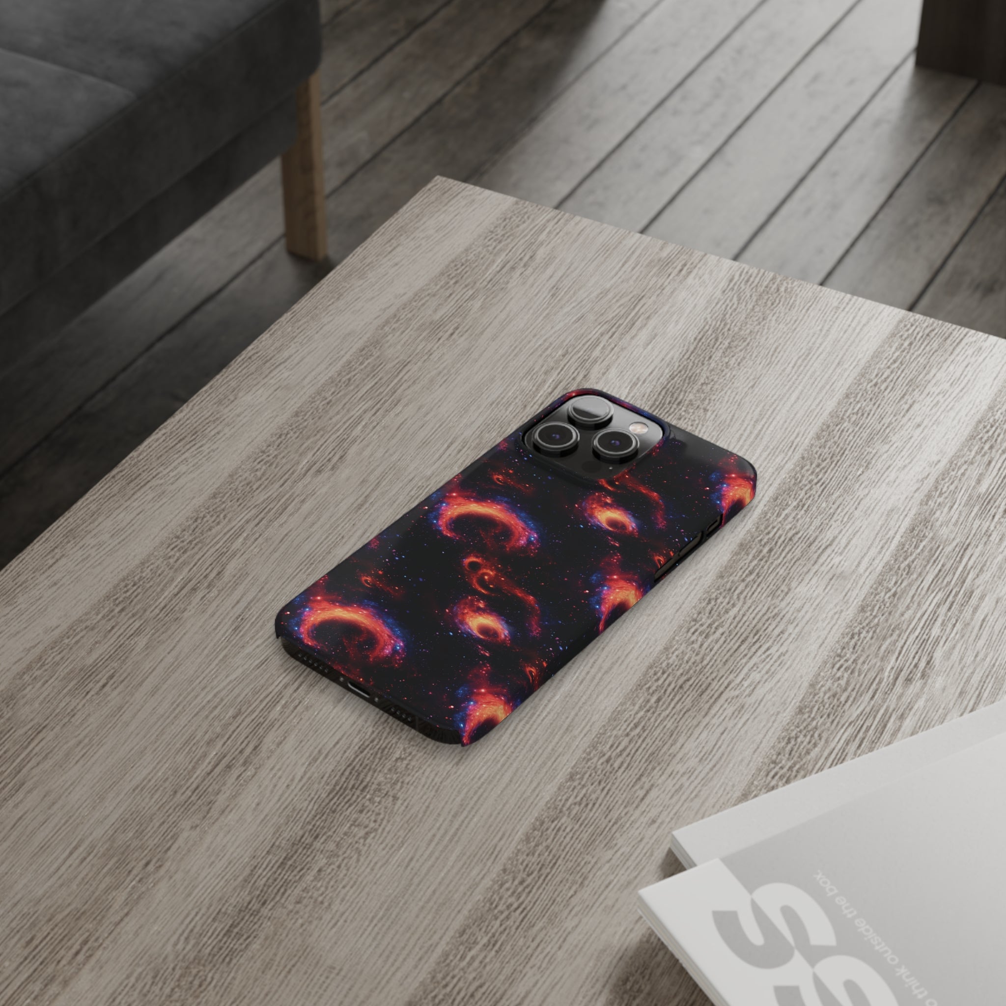 Slim Phone Cases (AOP) - Seamless Fantasy Galaxies 10