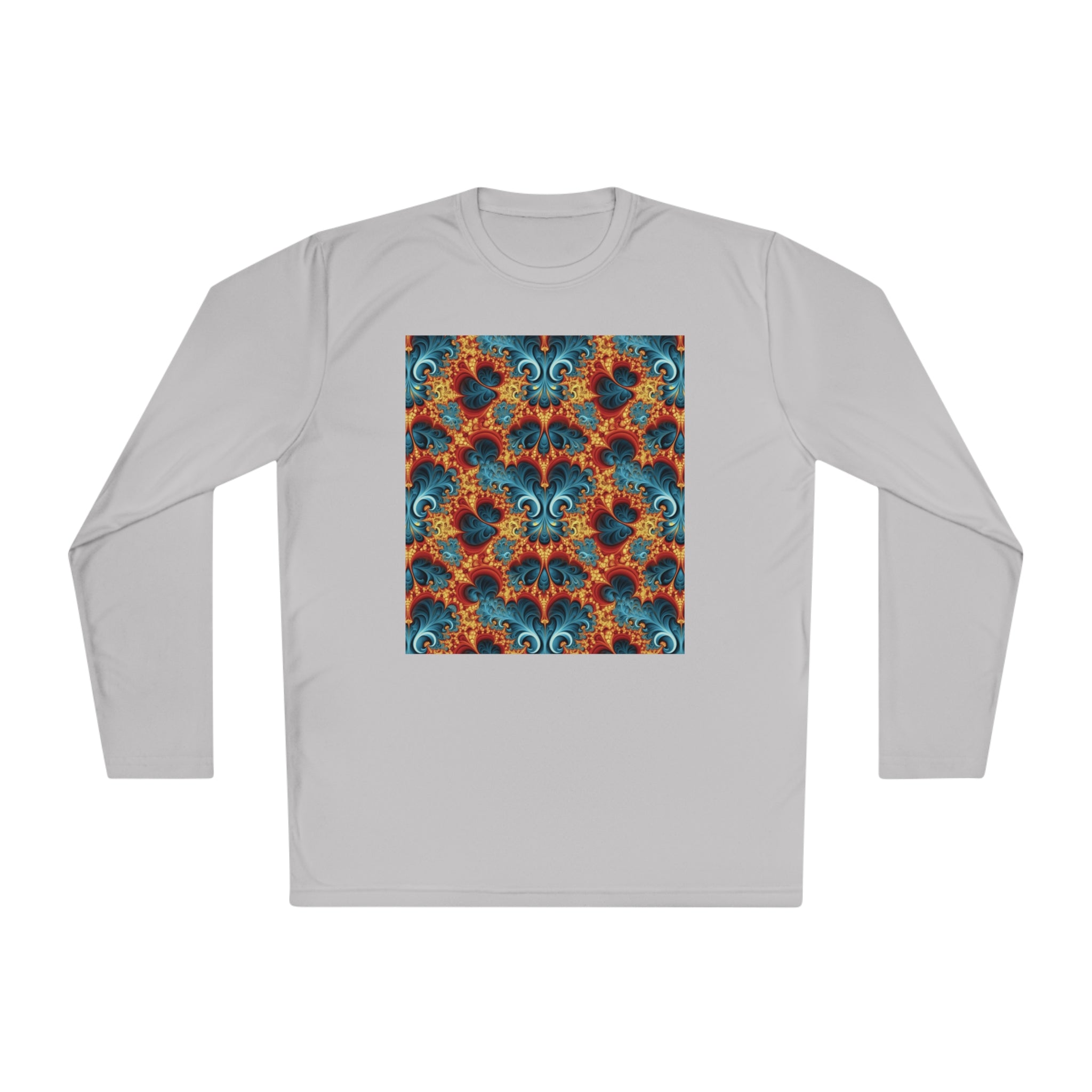 Unisex Lightweight Long Sleeve Tee (AOP) - Abstract Designs 01