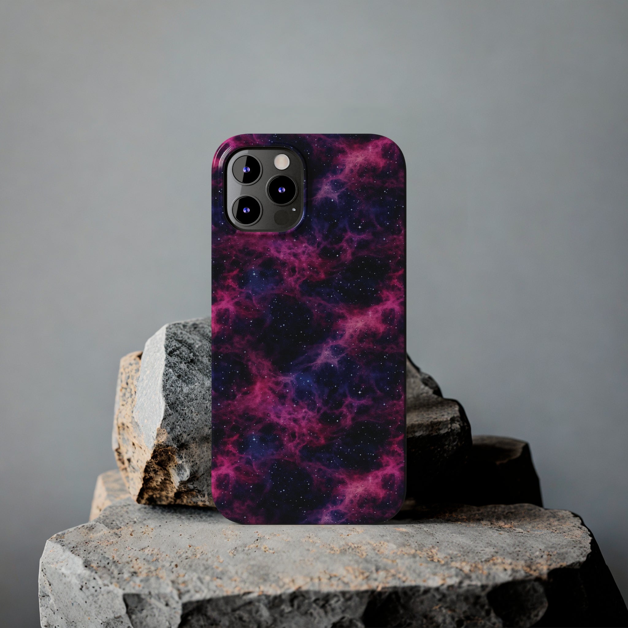 Slim Phone Cases (AOP) - Seamless Fantasy Galaxies 02