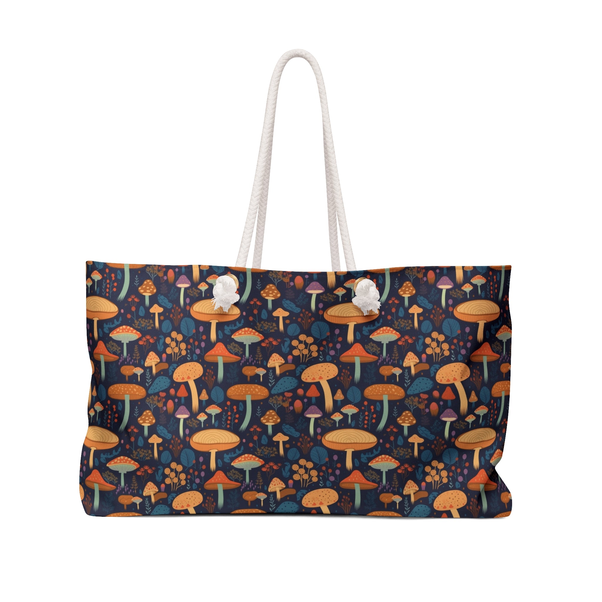 Weekender Bag (AOP) - Seamless Mushroom Designs 03