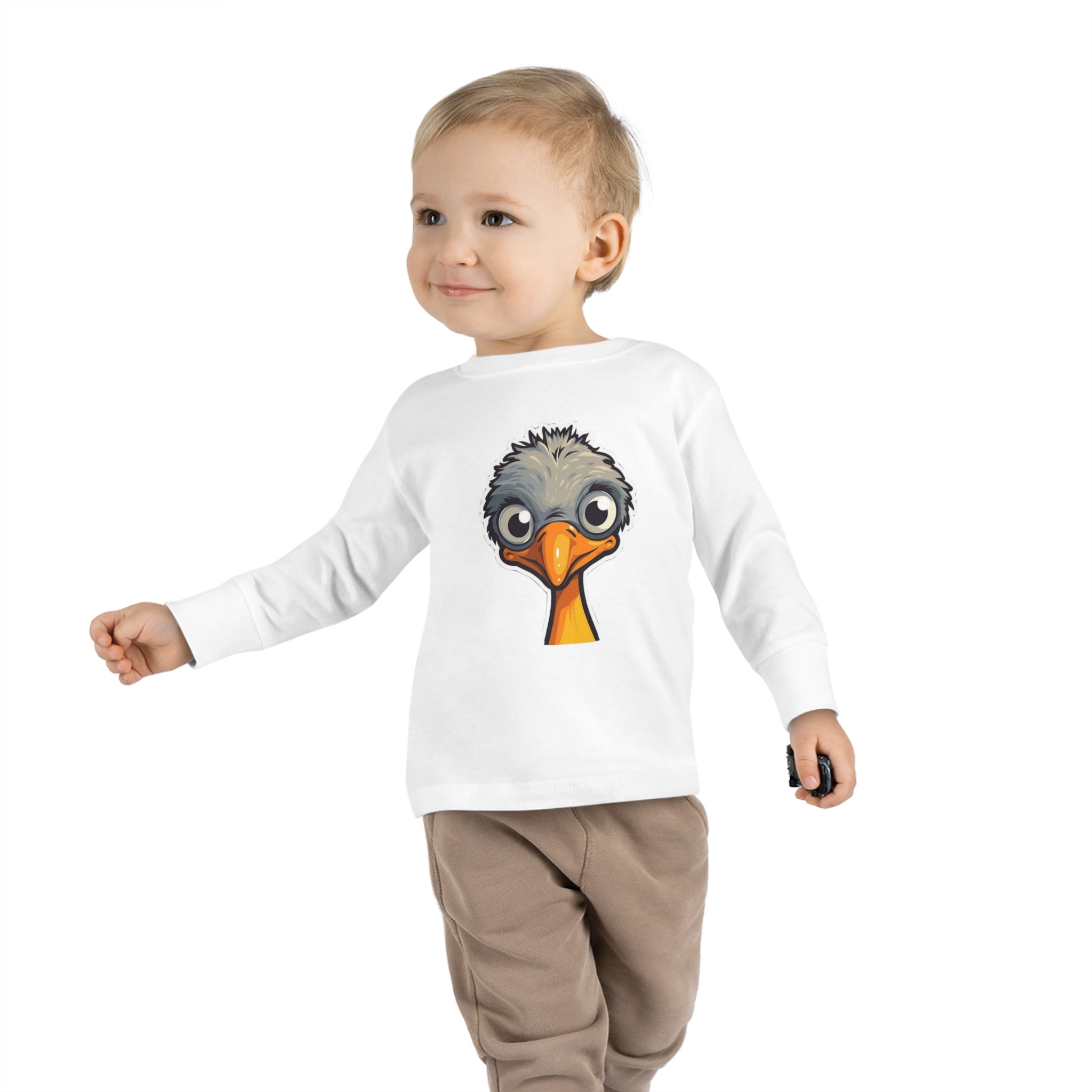 Toddler Long Sleeve Tee - Ostrich Chick