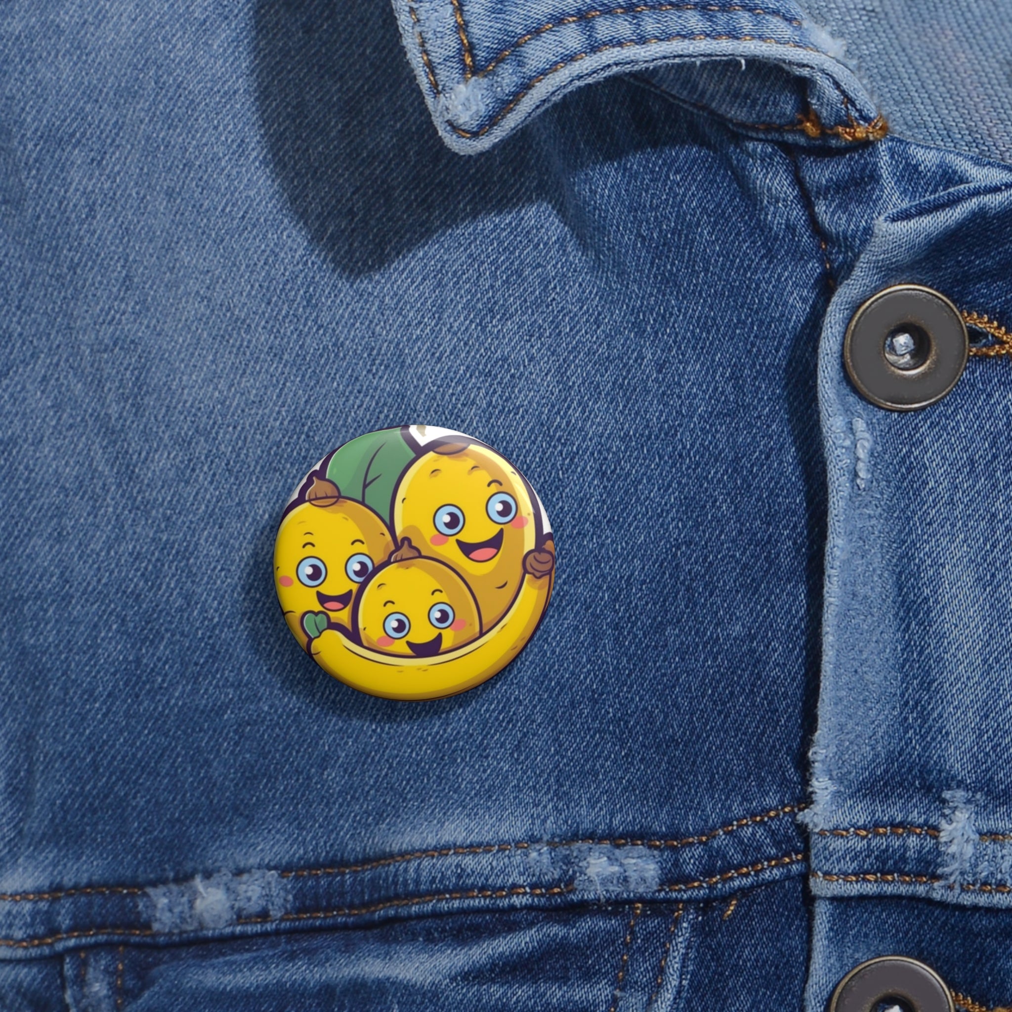 Custom Pin Buttons - Bananas