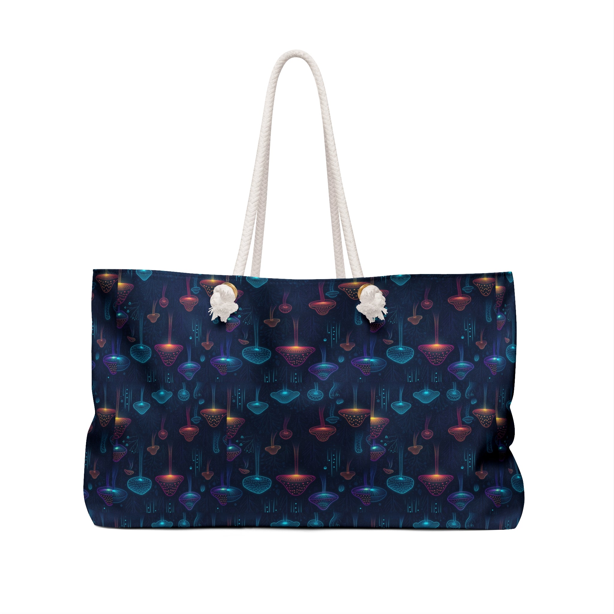 Weekender Bag (AOP) - Seamless Mushroom Designs 10