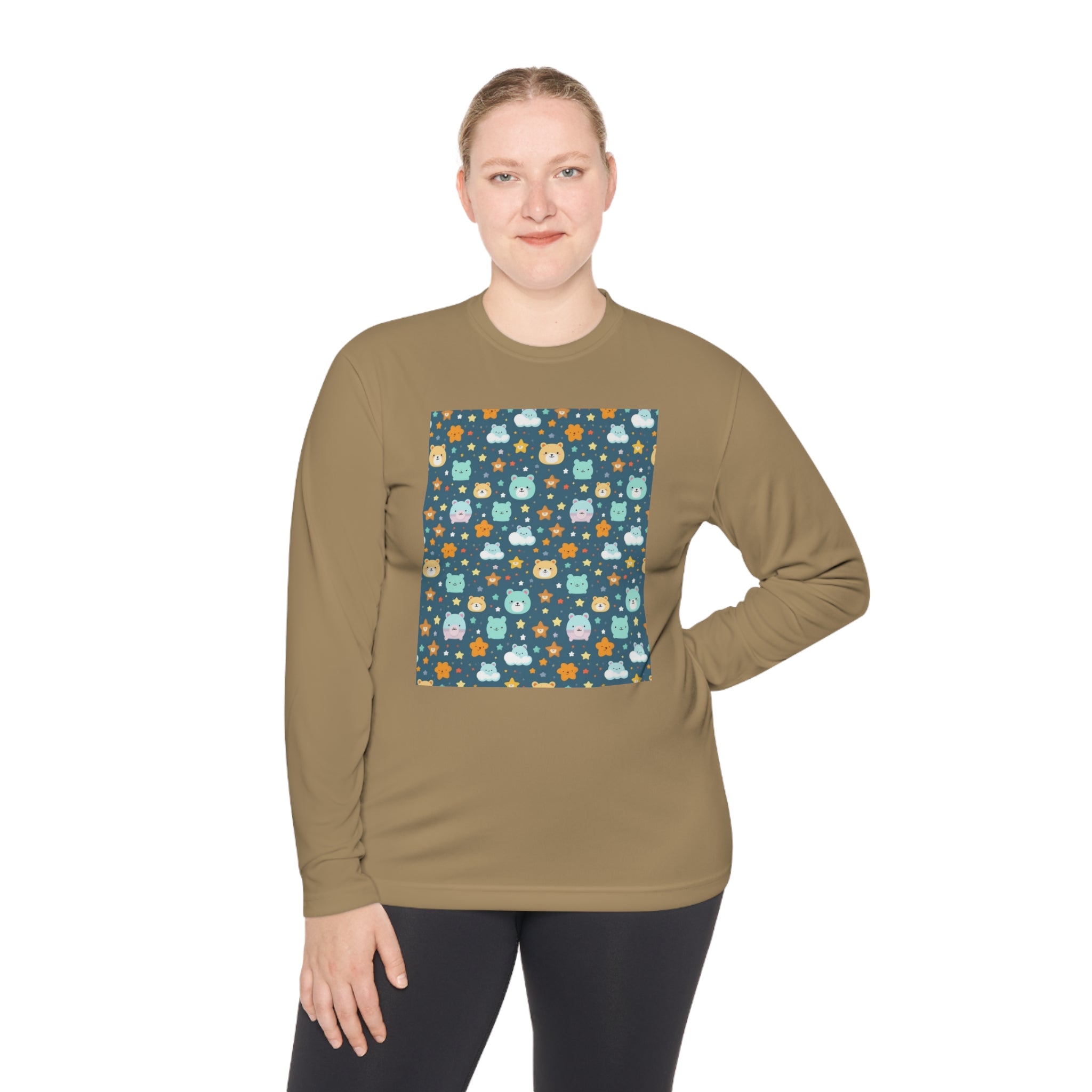 Unisex Lightweight Long Sleeve Tee (AOP) - Abstract Designs 06