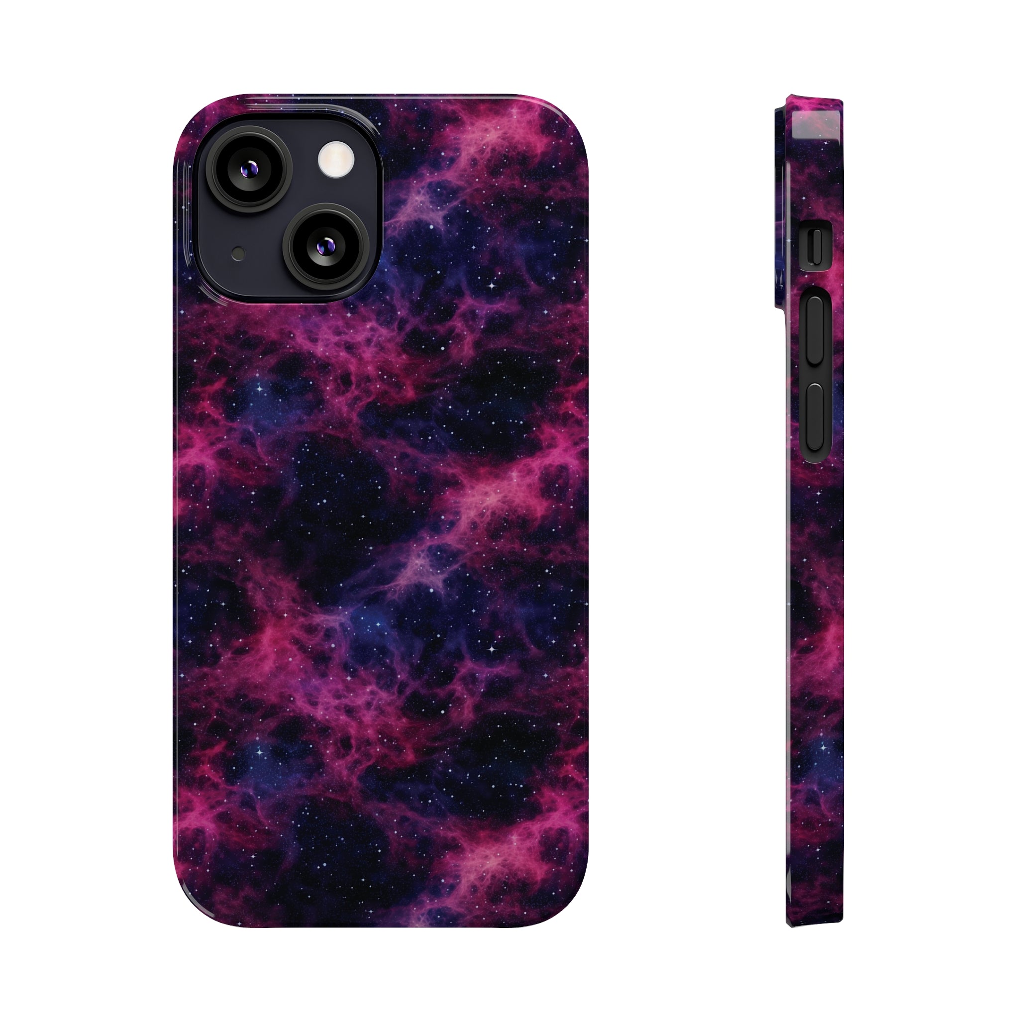 Slim Phone Cases (AOP) - Seamless Fantasy Galaxies 02