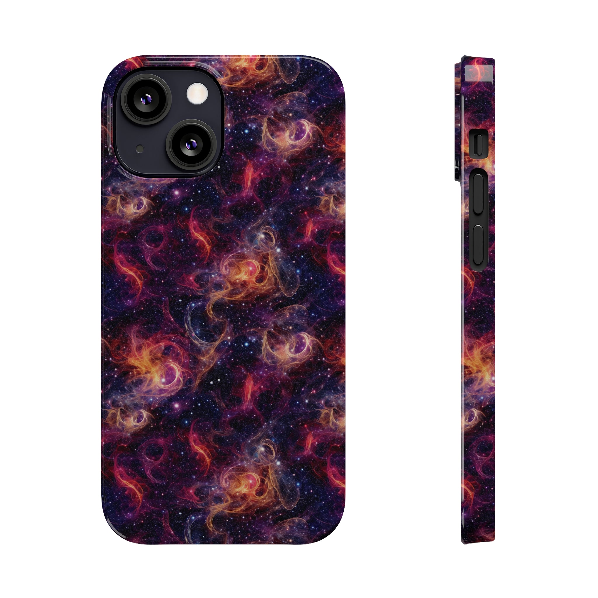 Slim Phone Cases (AOP) - Seamless Fantasy Galaxies 01