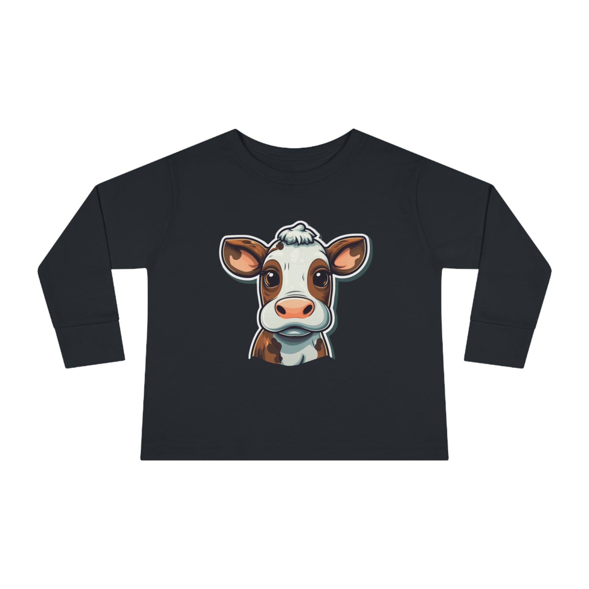 Toddler Long Sleeve Tee - Cow Calf