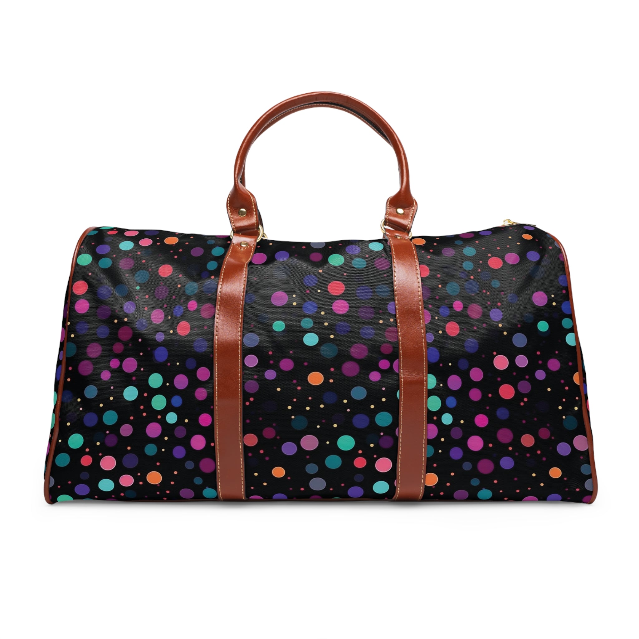 Waterproof Travel Bag (AOP) - Polka Dots Design 05