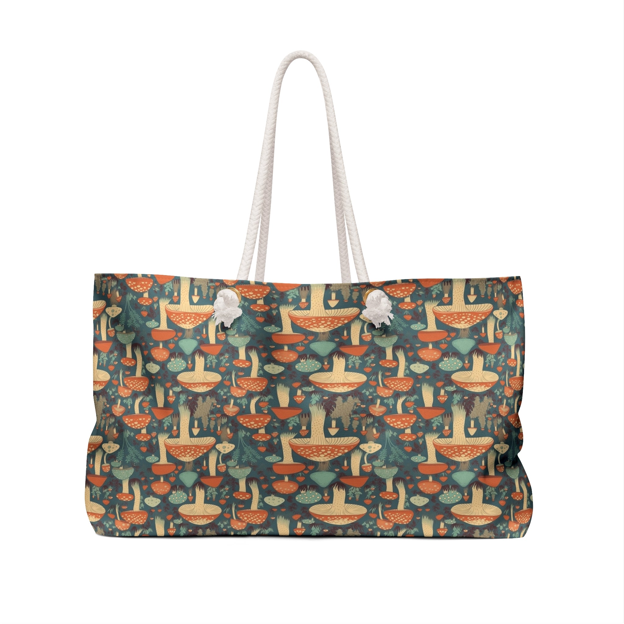 Weekender Bag (AOP) - Seamless Mushroom Designs 05