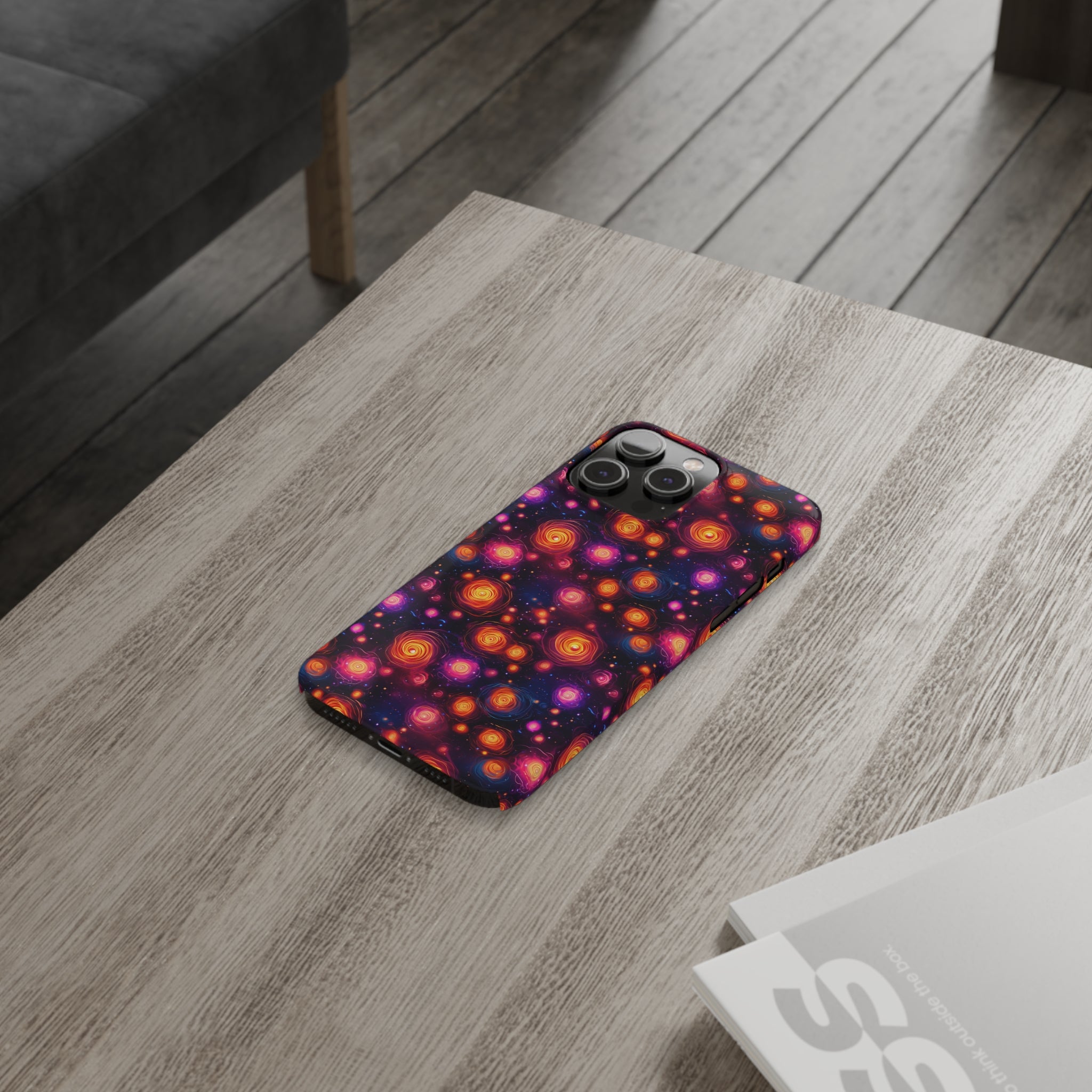 Slim Phone Cases (AOP) - Seamless Fantasy Galaxies 11