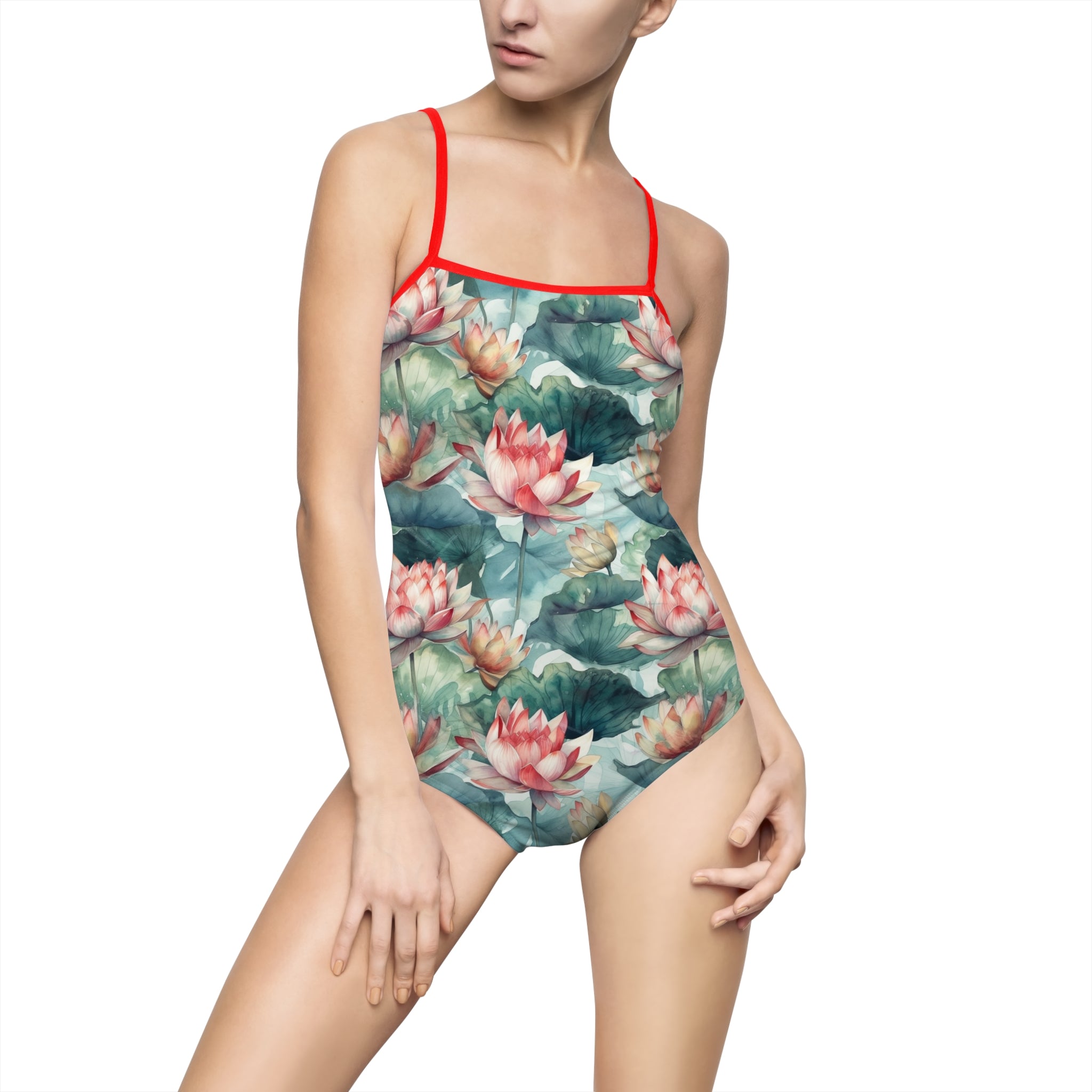 Women's One-piece Swimsuit (AOP) - Vibrant Designs 09