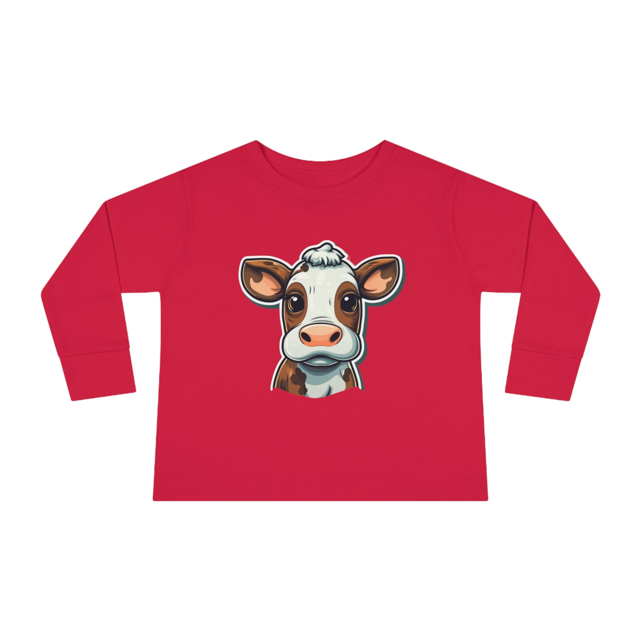 Toddler Long Sleeve Tee - Cow Calf