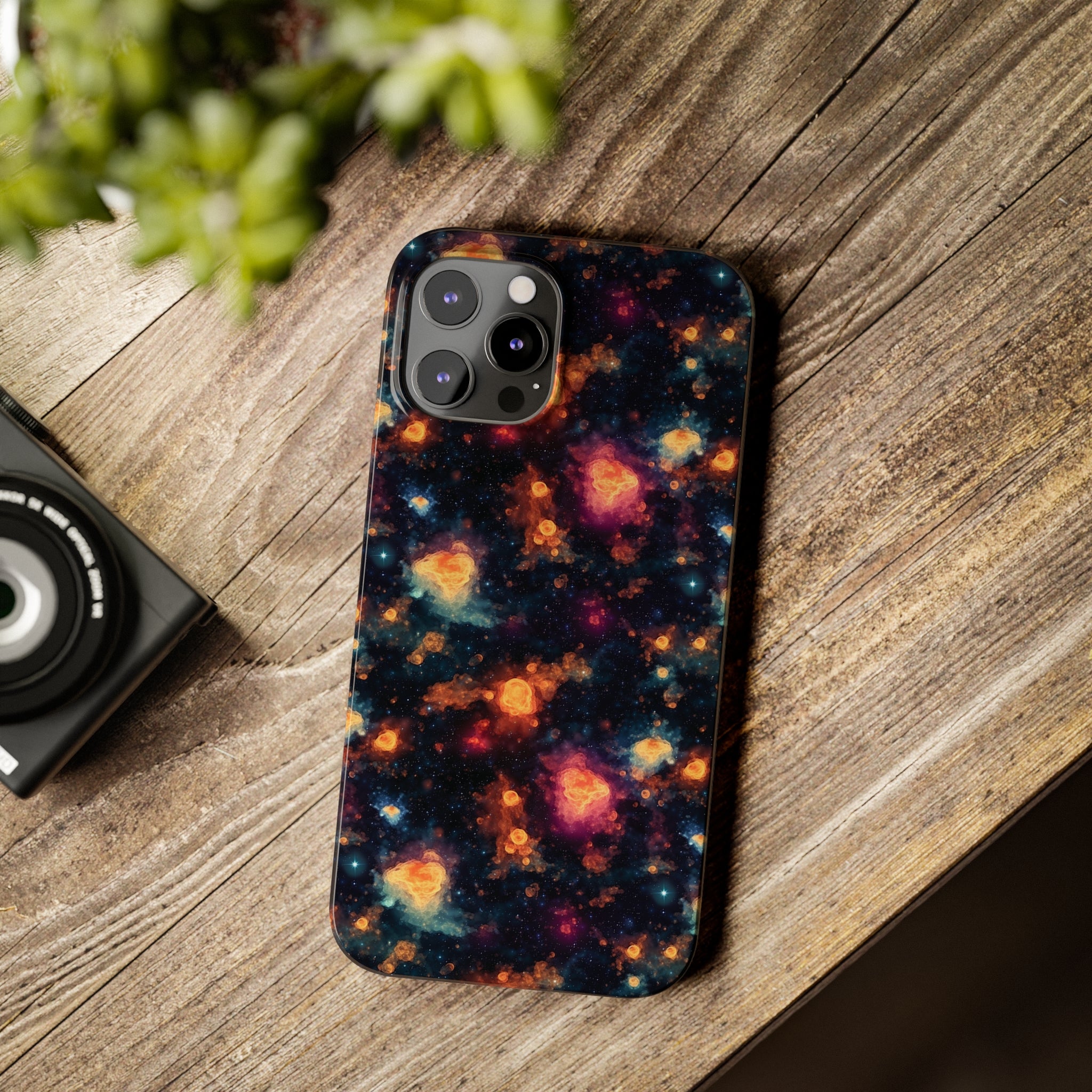 Slim Phone Cases (AOP) - Seamless Fantasy Galaxies 07