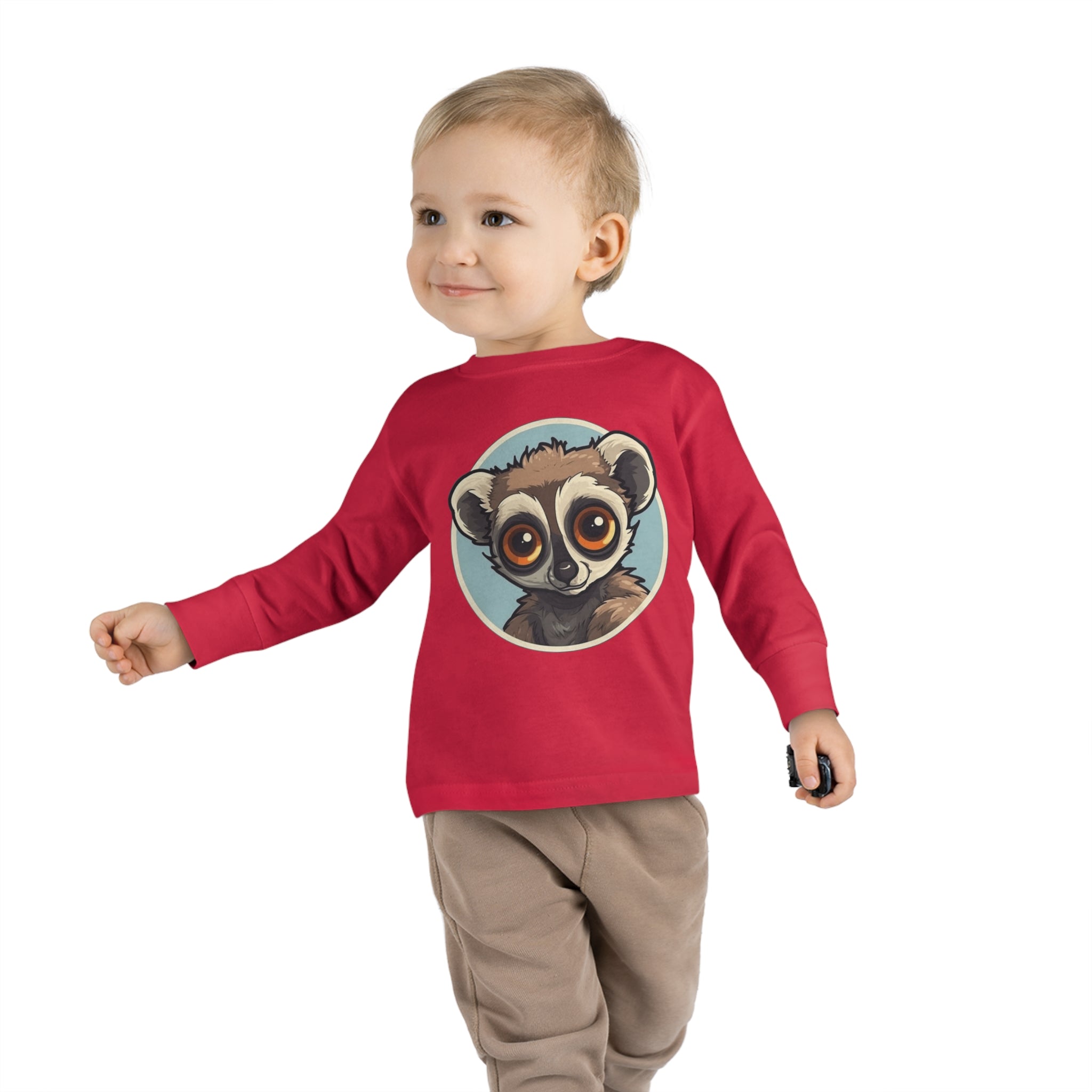 Toddler Long Sleeve Tee - Lemur Pup