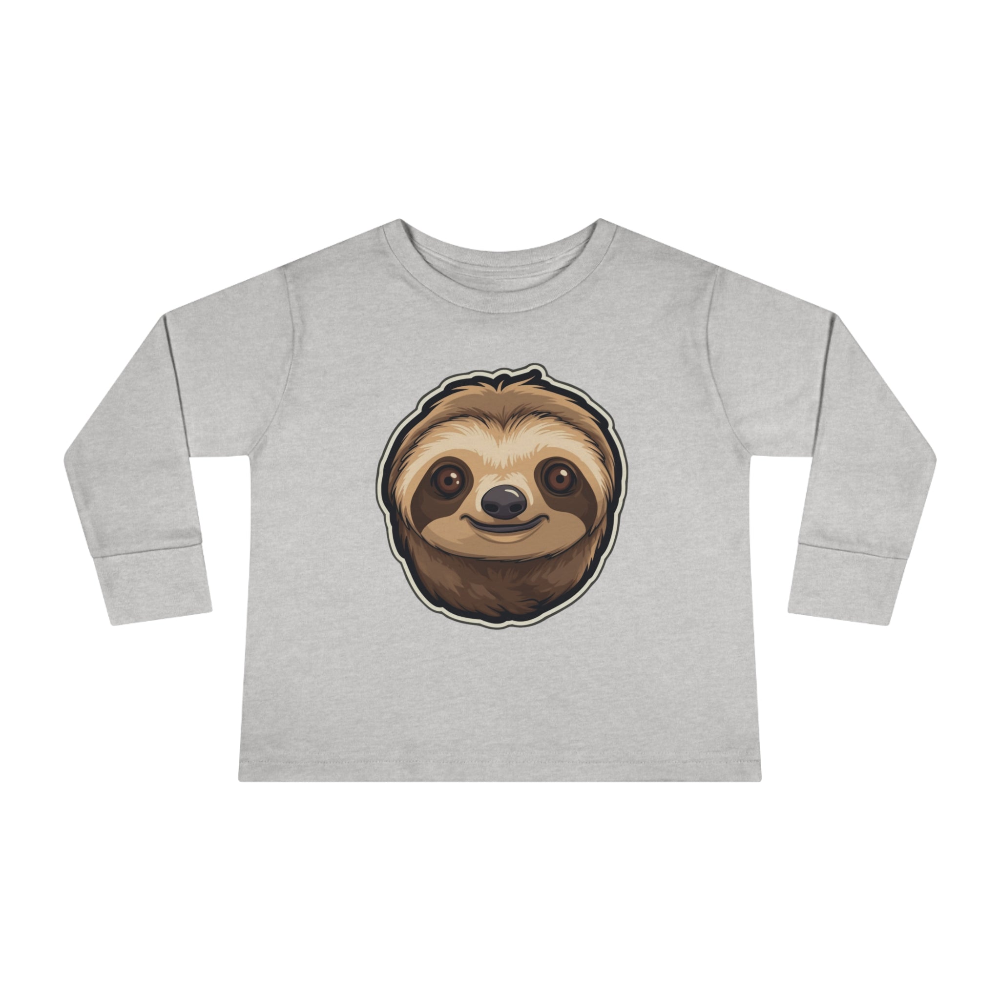 Toddler Long Sleeve Tee - Sloth Pup