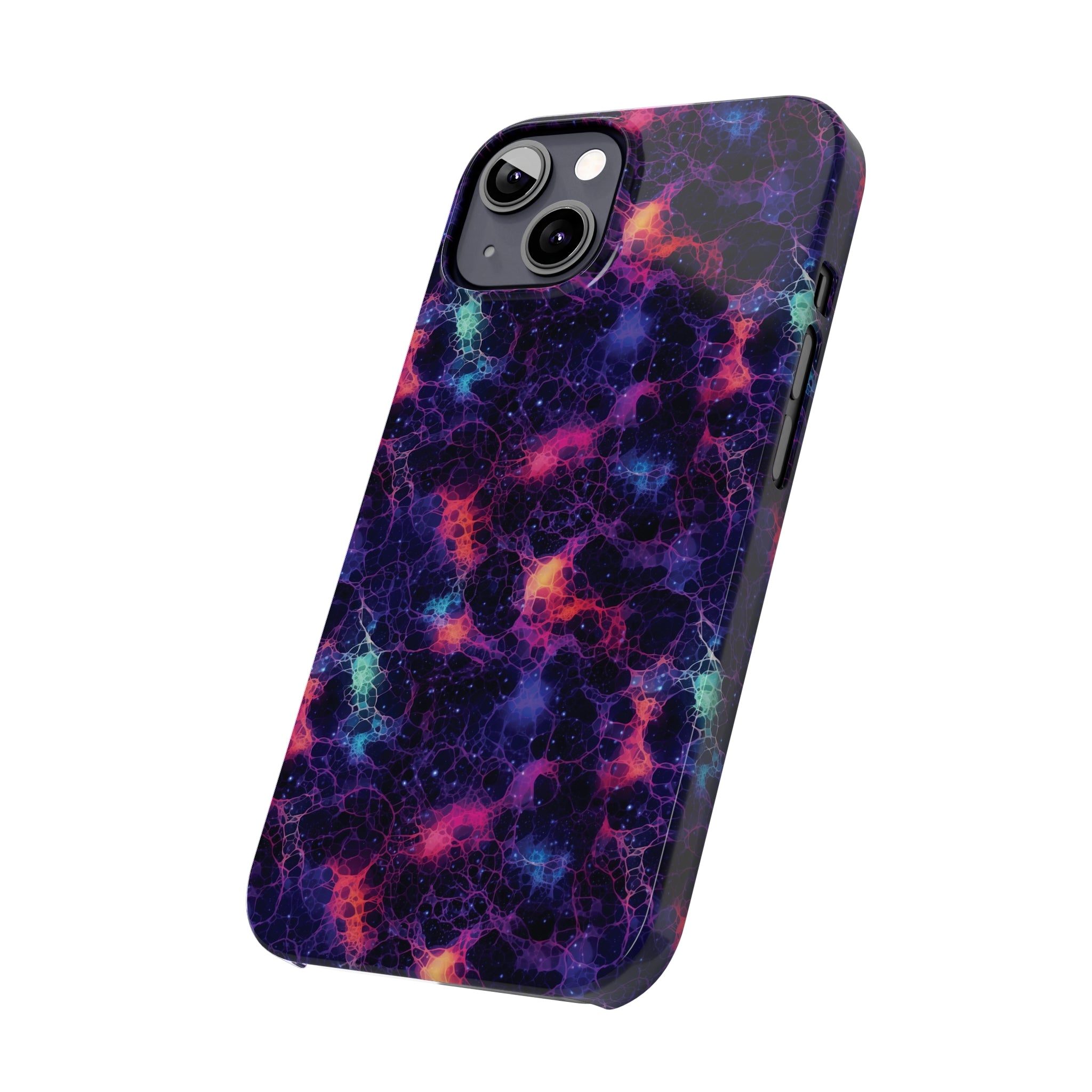 Slim Phone Cases (AOP) - Seamless Fantasy Galaxies 08