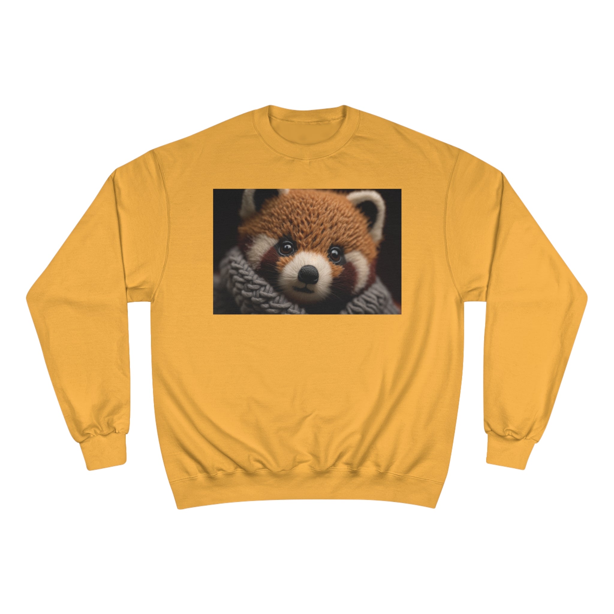 Champion Sweatshirt - Knit Animals, Red Panda Cub